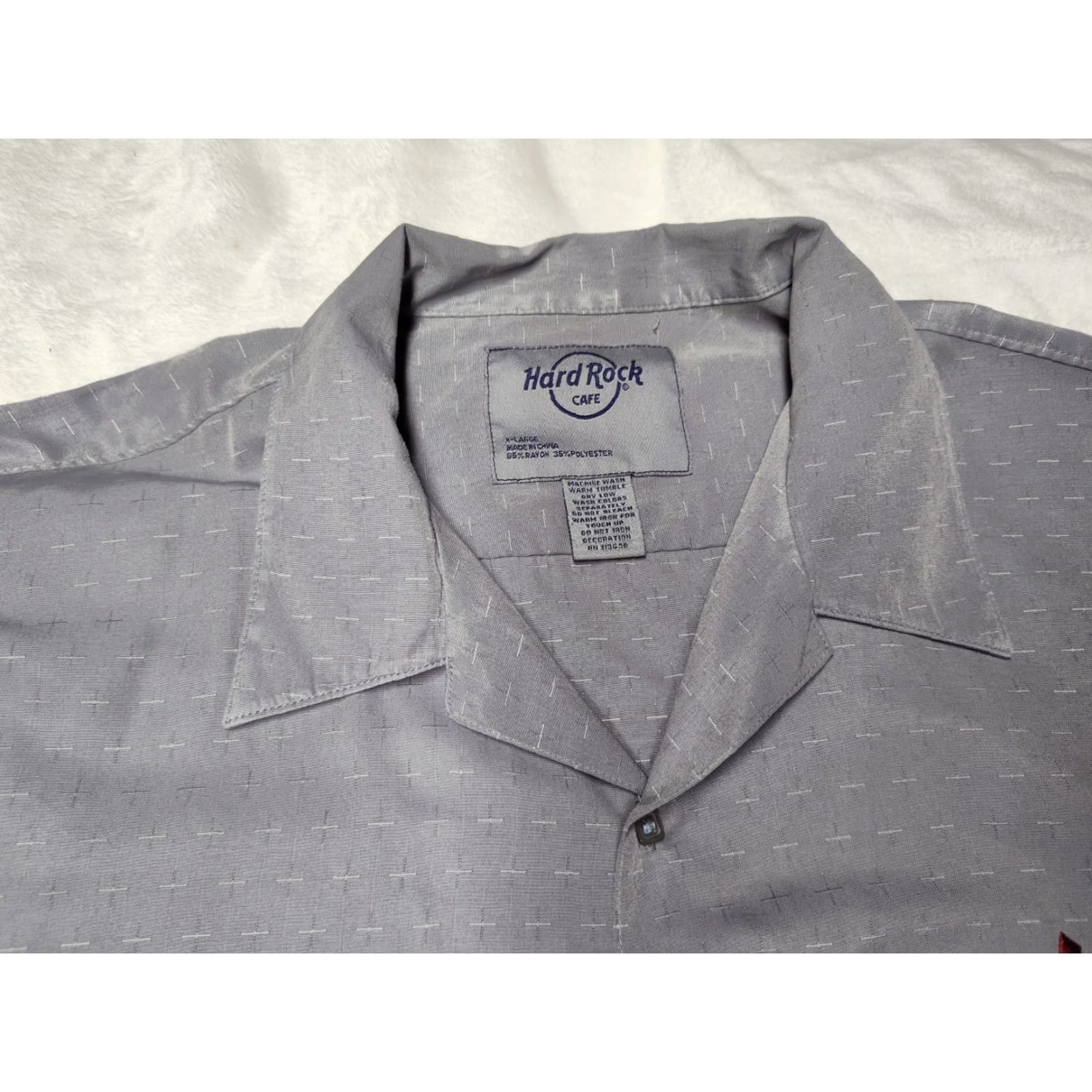 Hard Rock Cafe Hard Rock Cafe Las Vegas Men’s Hawaiian Short Sleeve Button Up Shirt XL Rayon Size US XL / EU 56 / 4 - 5 Thumbnail