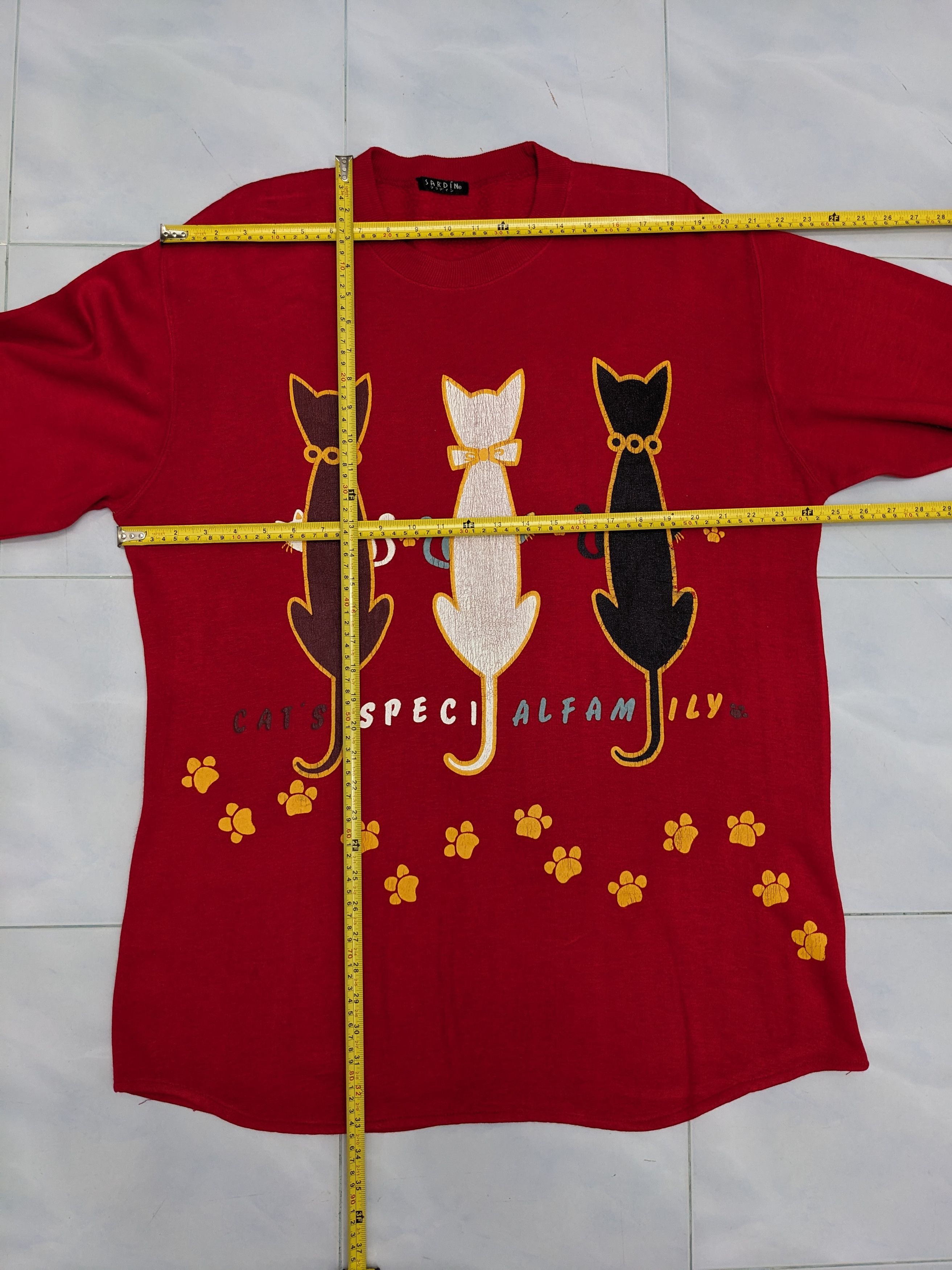 Other Japanese Brand Sardin Cat's Special Family Sweatshirt Size XXL / US 16-18 / IT 52-54 - 7 Thumbnail