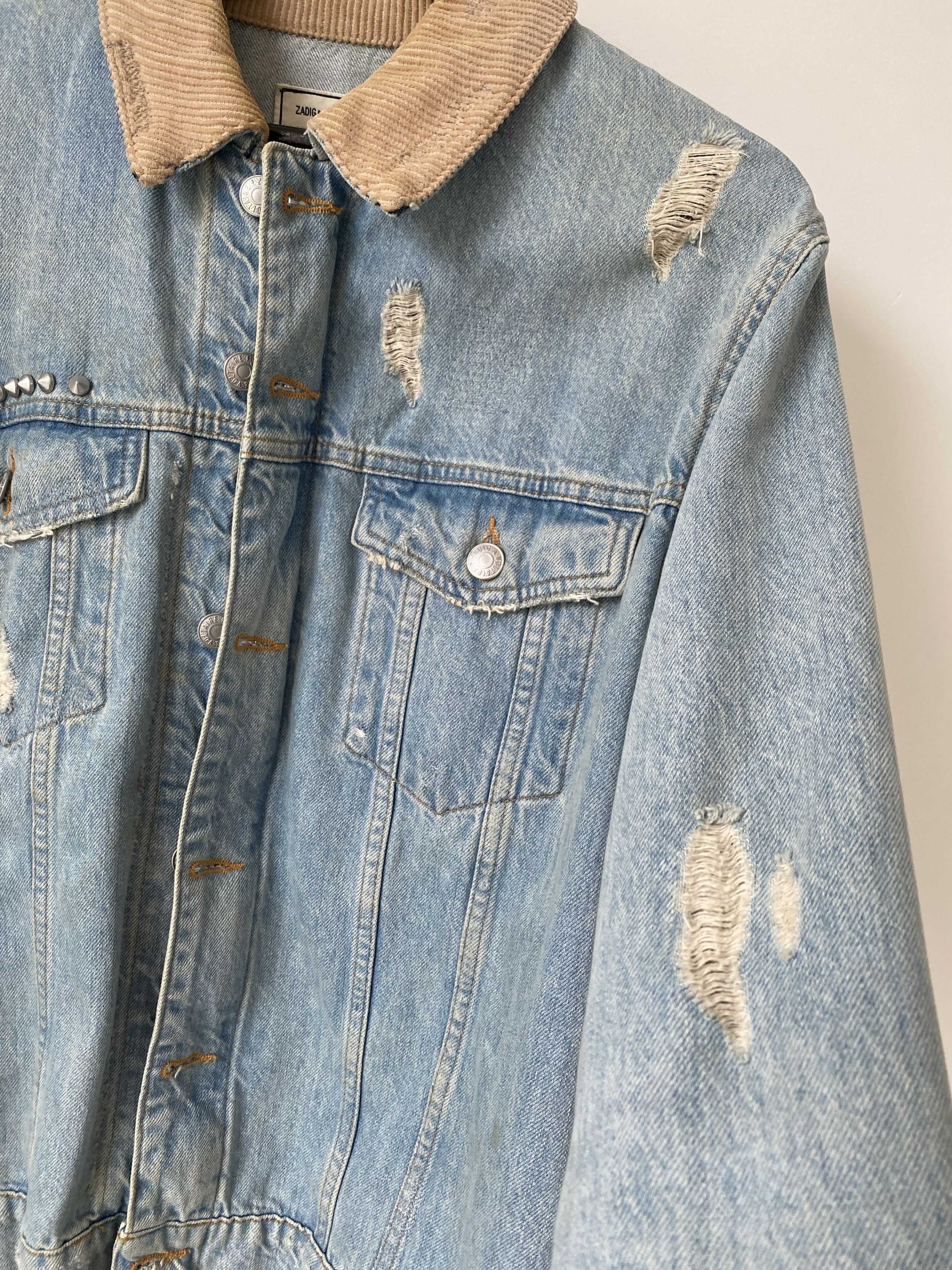 Zadig & Voltaire BASE DESTROY denim jacket Size US M / EU 48-50 / 2 - 16 Thumbnail
