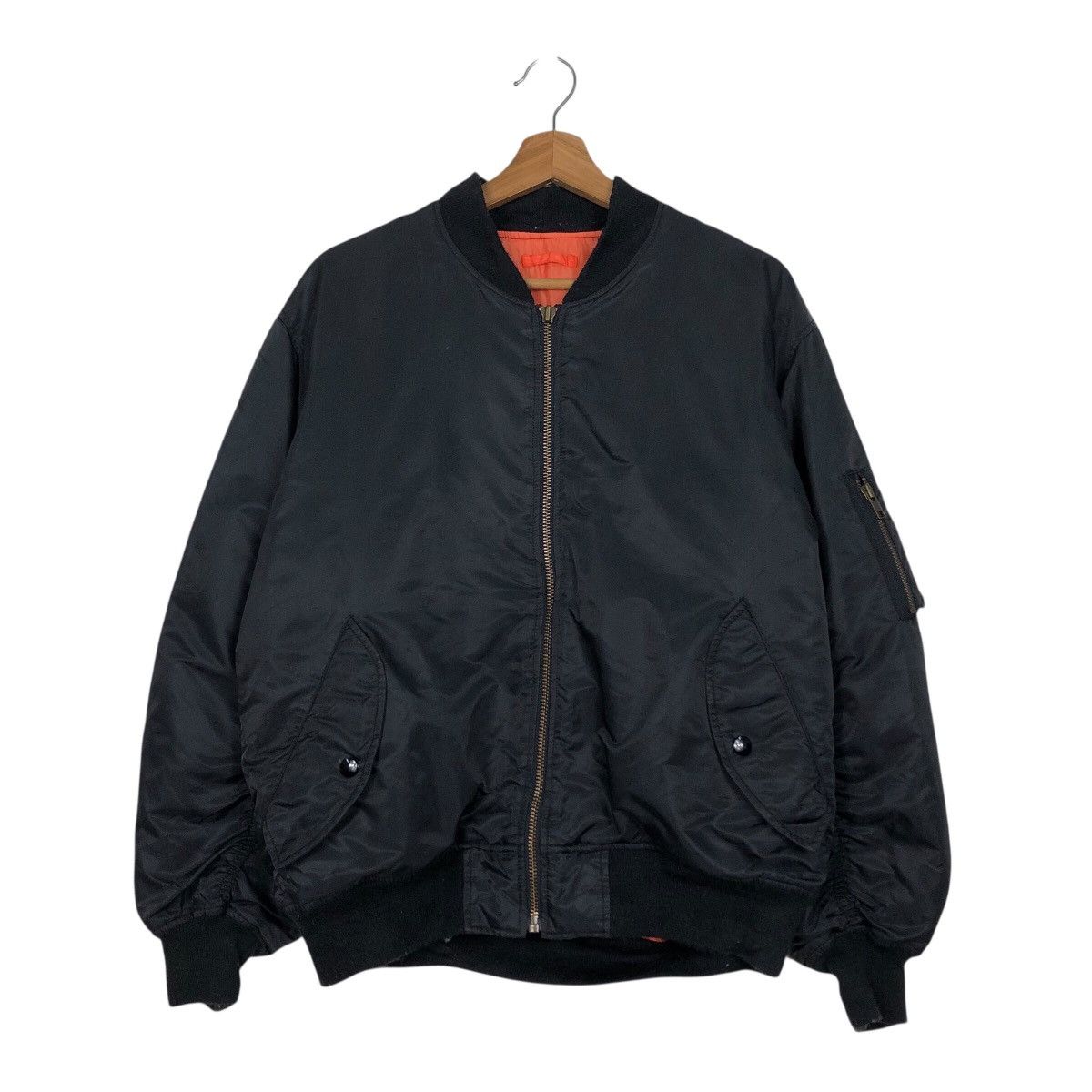 Japanese Brand 📌Vintage Fly Bomber Jacket Military Uniqlo Issey Miyake Size US M / EU 48-50 / 2 - 2 Thumbnail
