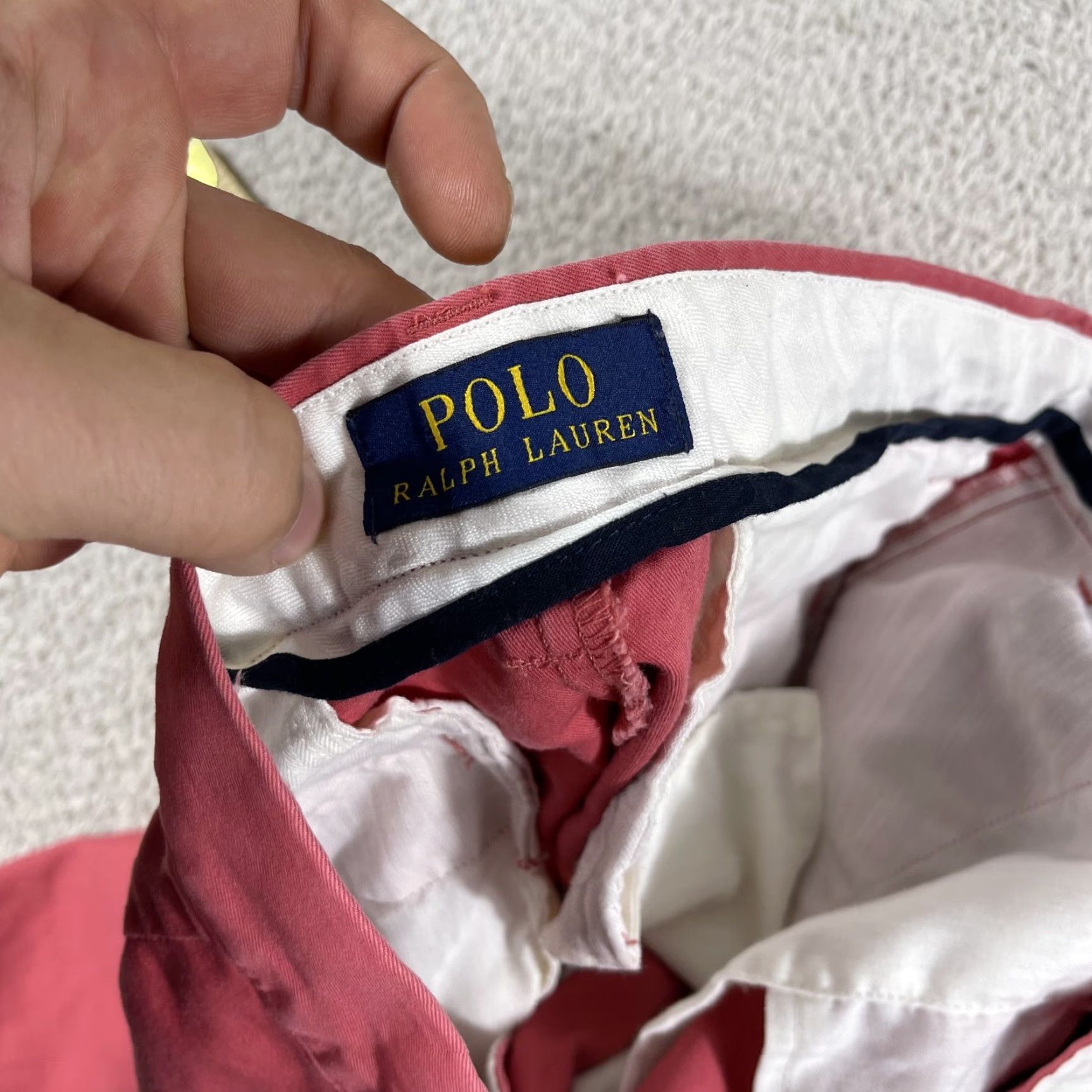 Polo Ralph Lauren Polo Ralph Lauren Pants 32x32 Pink Salmon Chino Straight Leg Preppy Casual Mens Size US XS / EU 42 / 0 - 7 Thumbnail