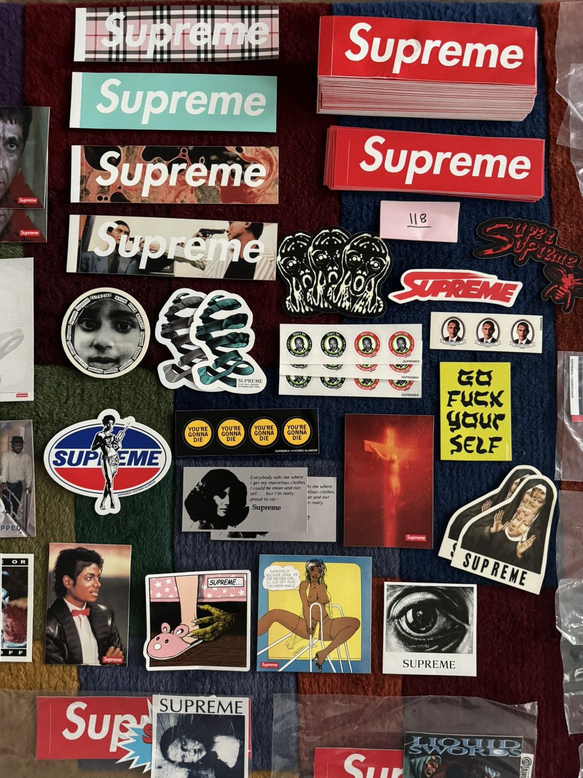 Supreme SUPREME STICKER BUNDLE 1000 Value Grailed