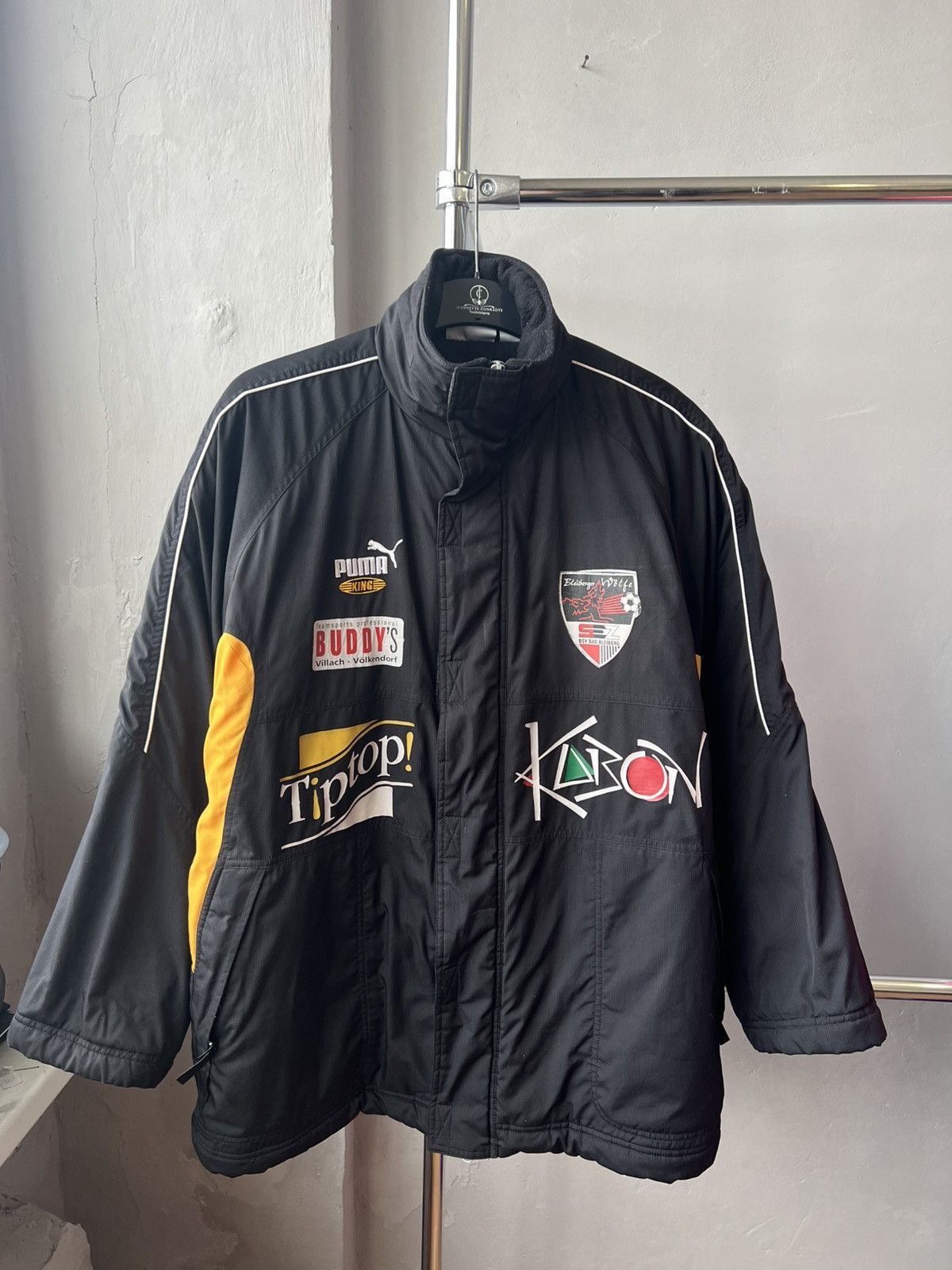 Puma 90’S BSV BAD BLEIBERG AUSTRIA VINTAGE FOOTBALL JACKET COAT Size US M / EU 48-50 / 2 - 2 Thumbnail