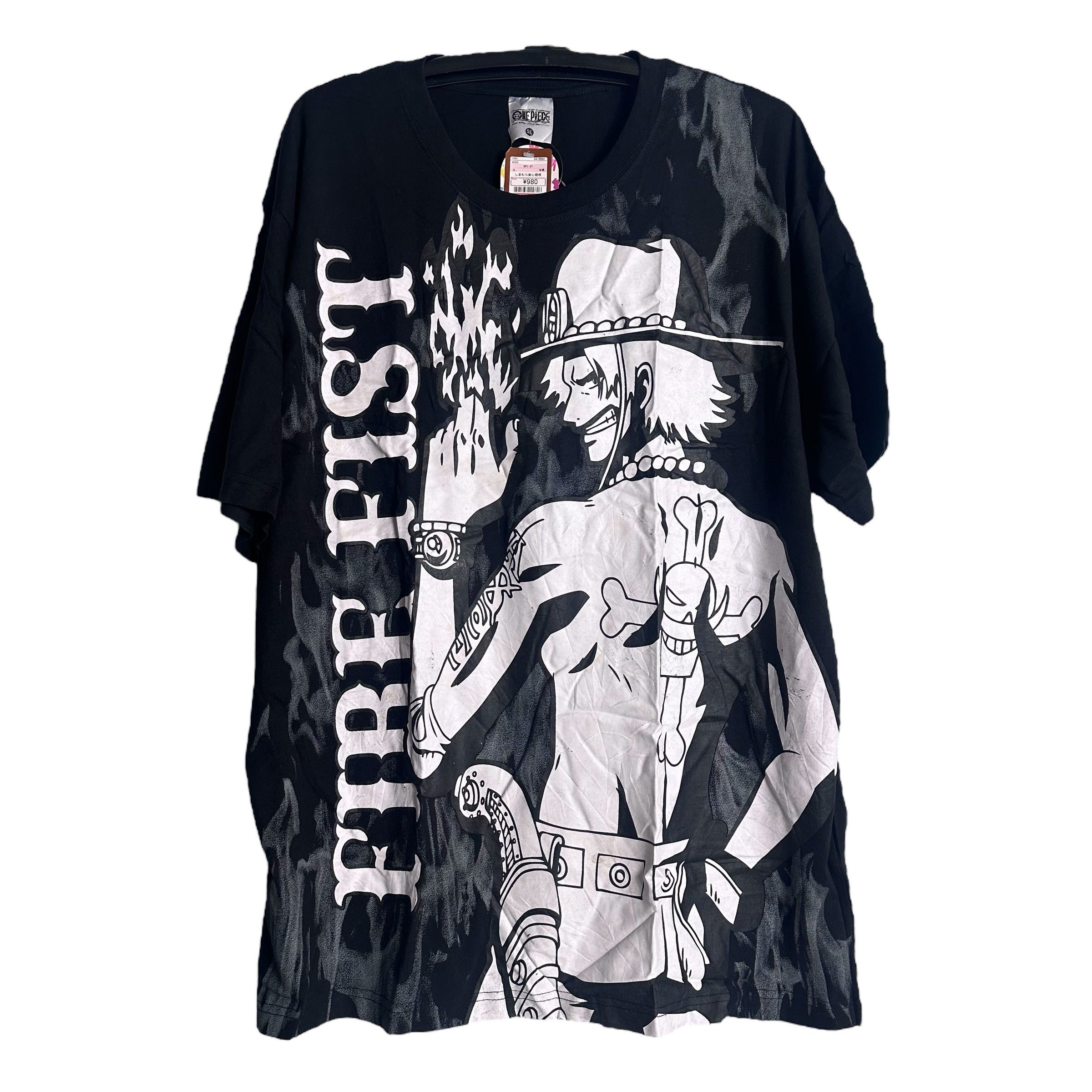One Piece 🔥RARE🔥One Piece Portgas D Ace OVP Anime T-shirt Size US XXL / EU 58 / 5 - 1 Thumbnail