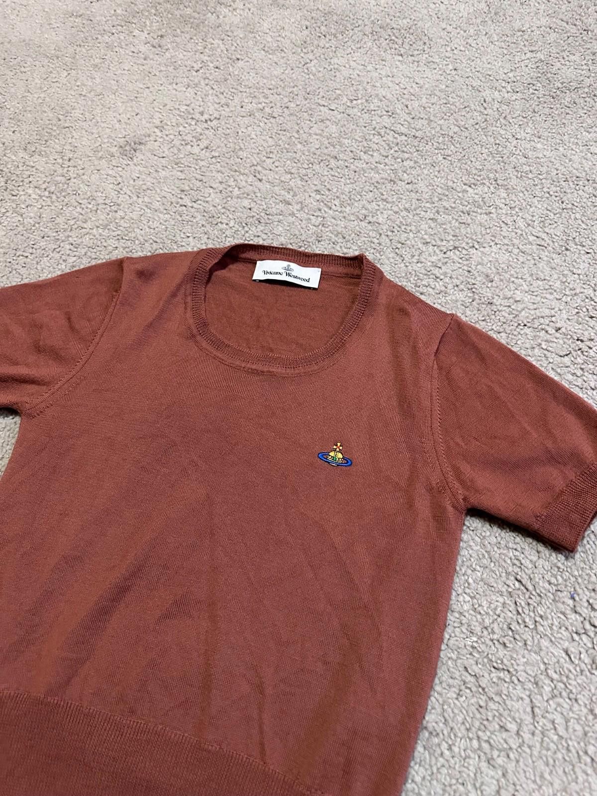 Vivienne Westwood VIVIENNE WESTWOOD Ormbreeding Short-Sleeved Knitwear Sz M Size M / US 6-8 / IT 42-44 - 3 Thumbnail