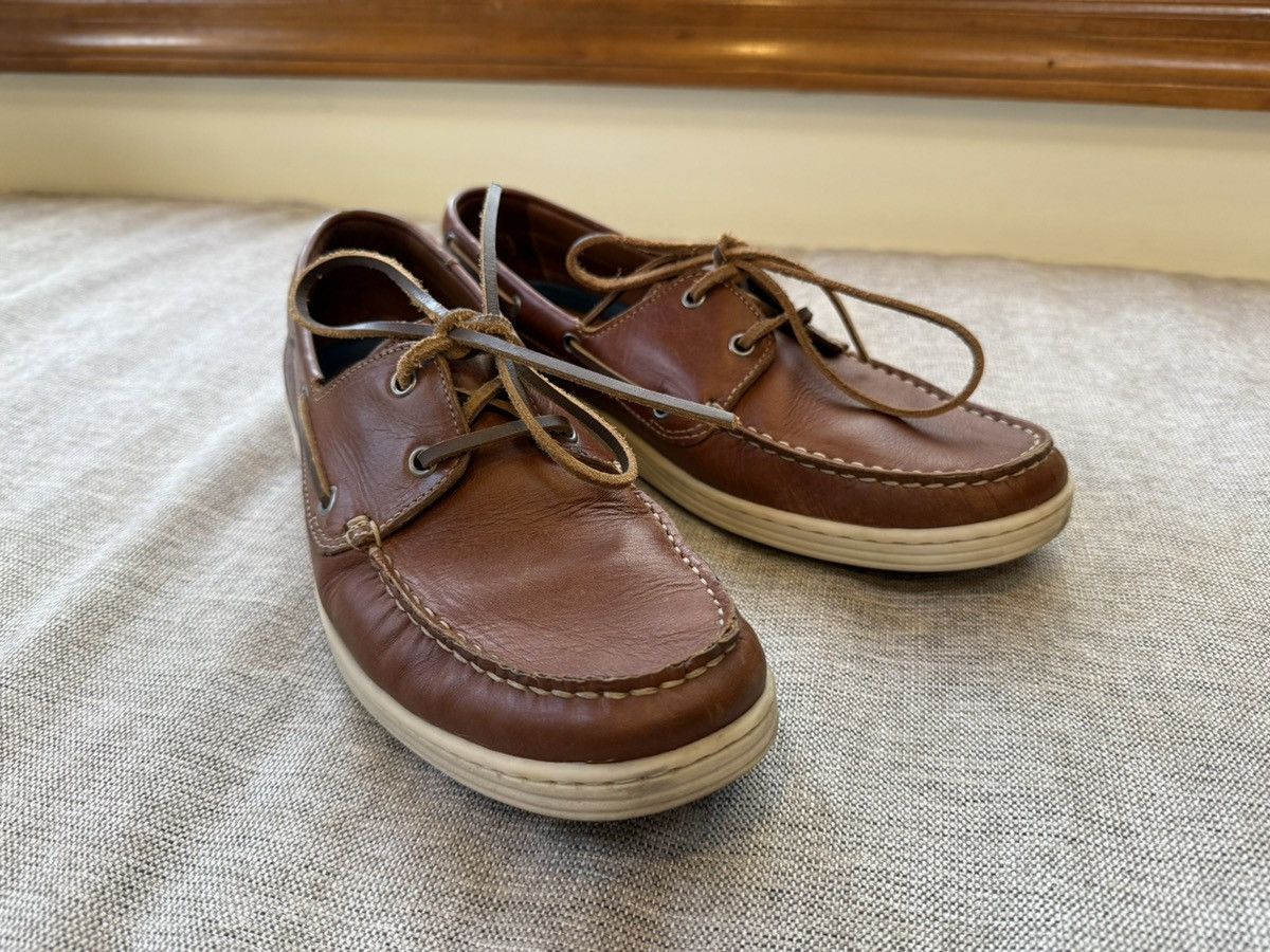 Johnston & Murphy Johnston & Murphy Leather Boat Shoes (sz 8.5) Size US 8.5 / EU 41-42 - 2 Thumbnail
