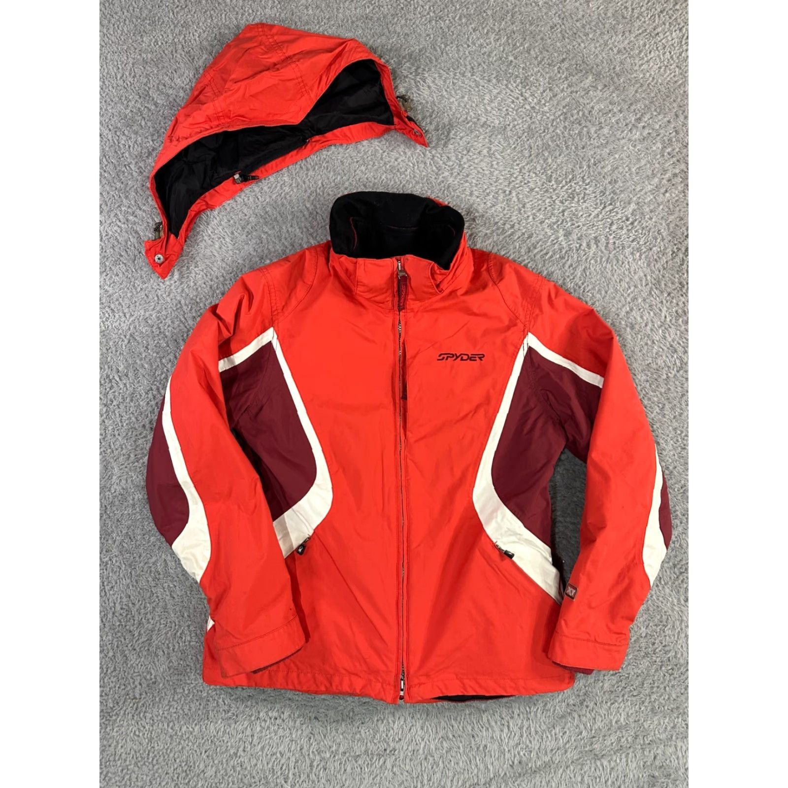 Spyder Spyder Jacket Womens Red 3-in-1 Ski Winter Coat Full Zip Fleece Insulated Mid-Length Casual Outdoor Sports USA Size XL / US 12-14 / IT 48-50 - 5 Thumbnail