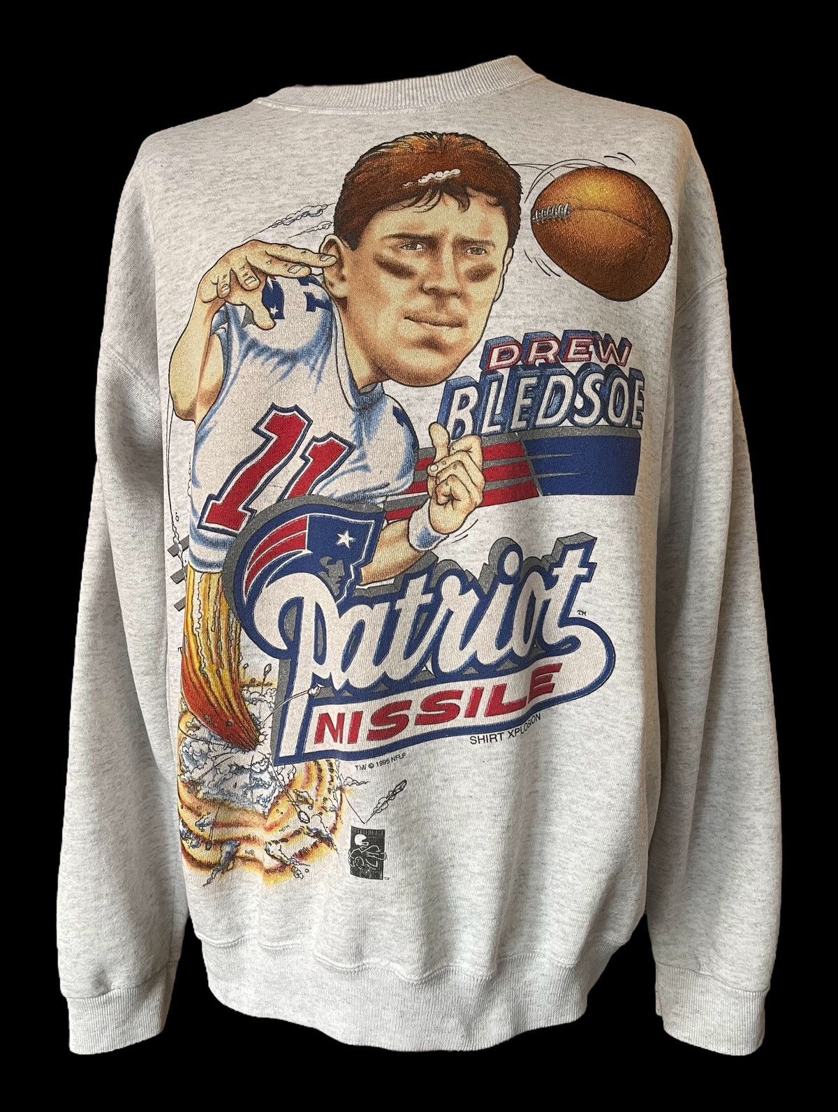 NFL New England Patriots 1995 Drew Bledsoe shirt Xplosion L Size US L / EU 52-54 / 3 - 1 Thumbnail