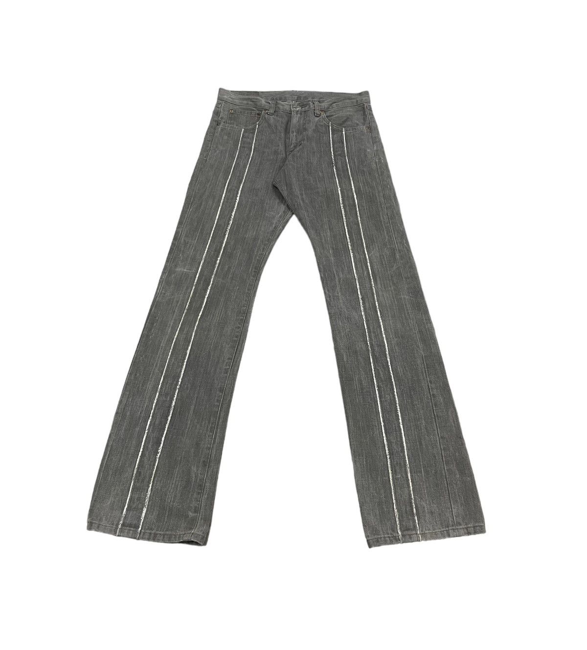 image of Beauty Beast x Tornado Mart Hiromichi Nakano Japan Flare Jeans in Grey, Men's (Size 32)