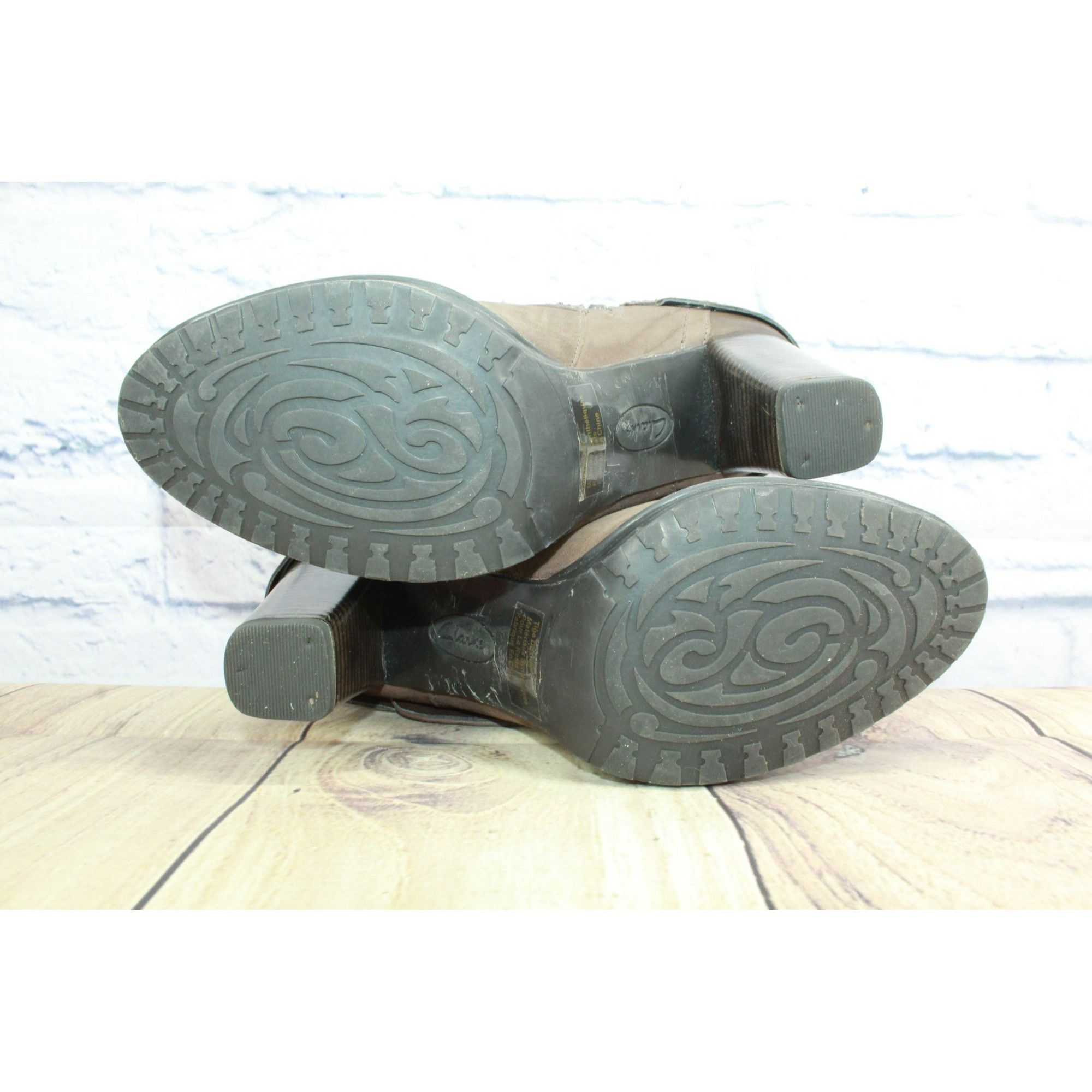 Clarks × Leather Clarks Indigo Lida Piper Women's Harness Boots Size US 9 / IT 39 - 9 Thumbnail