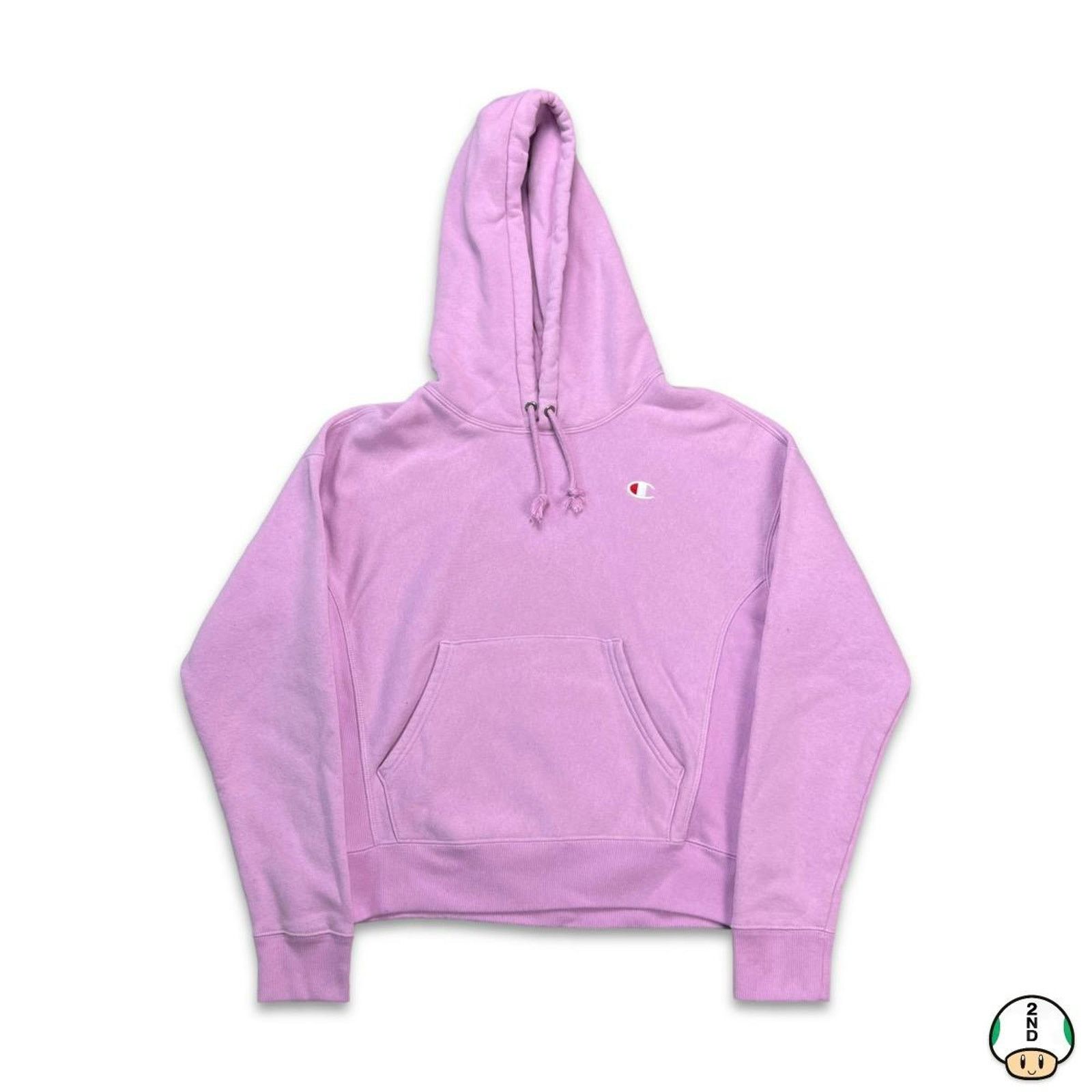 Champion × Vintage Champion Hoodie Small Reverse Weave Pullover Hood Sweatshirt Size S / US 4 / IT 40 - 1 Thumbnail