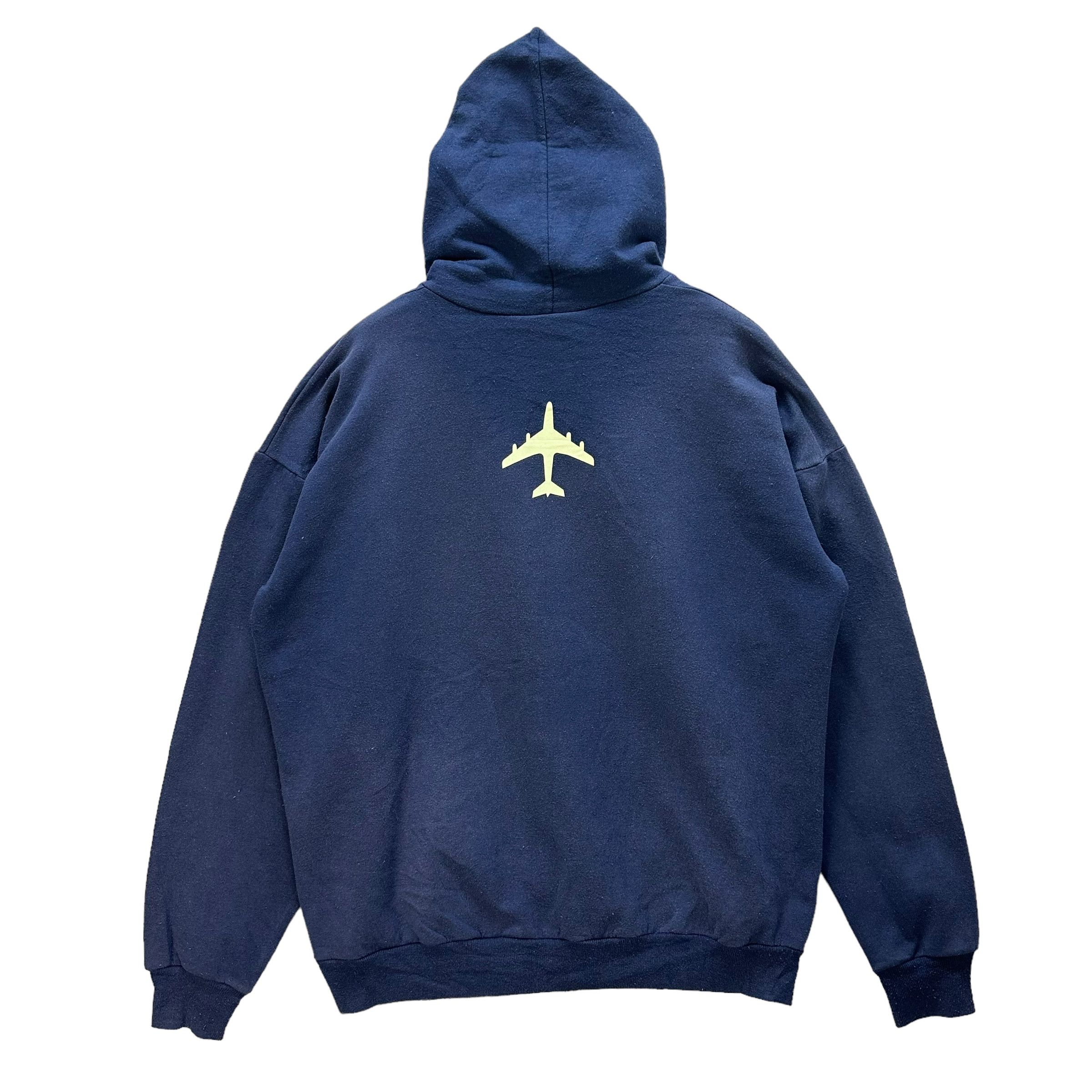 Hanes LESS THAN JAKE AIRPLANE WORLDWIDE PULLOVER HOODIES #9060-53 Size US XL / EU 56 / 4 - 10 Thumbnail
