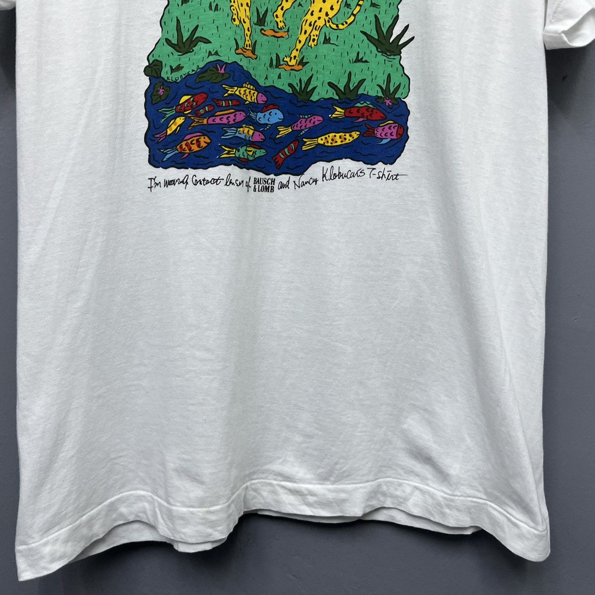 Bausch & Lomb Vintage Bausch & Lomb by Nancy Klobucars Pop Art T-shirt Size US M / EU 48-50 / 2 - 4 Thumbnail