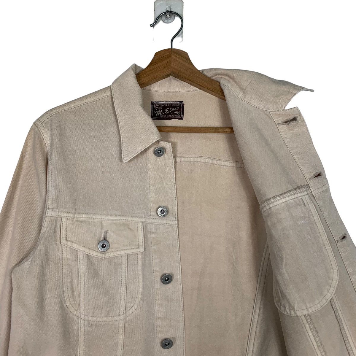 Japanese Brand M.ELVIS Work Jacket #0108-C6 Size US M / EU 48-50 / 2 - 9 Thumbnail