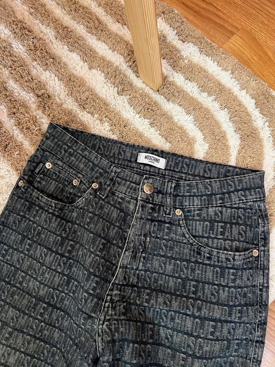 Japanese Brand × Moschino Vintage Moschino Monogram Jeans Size 30" / US 8 / IT 44 - 4 Thumbnail