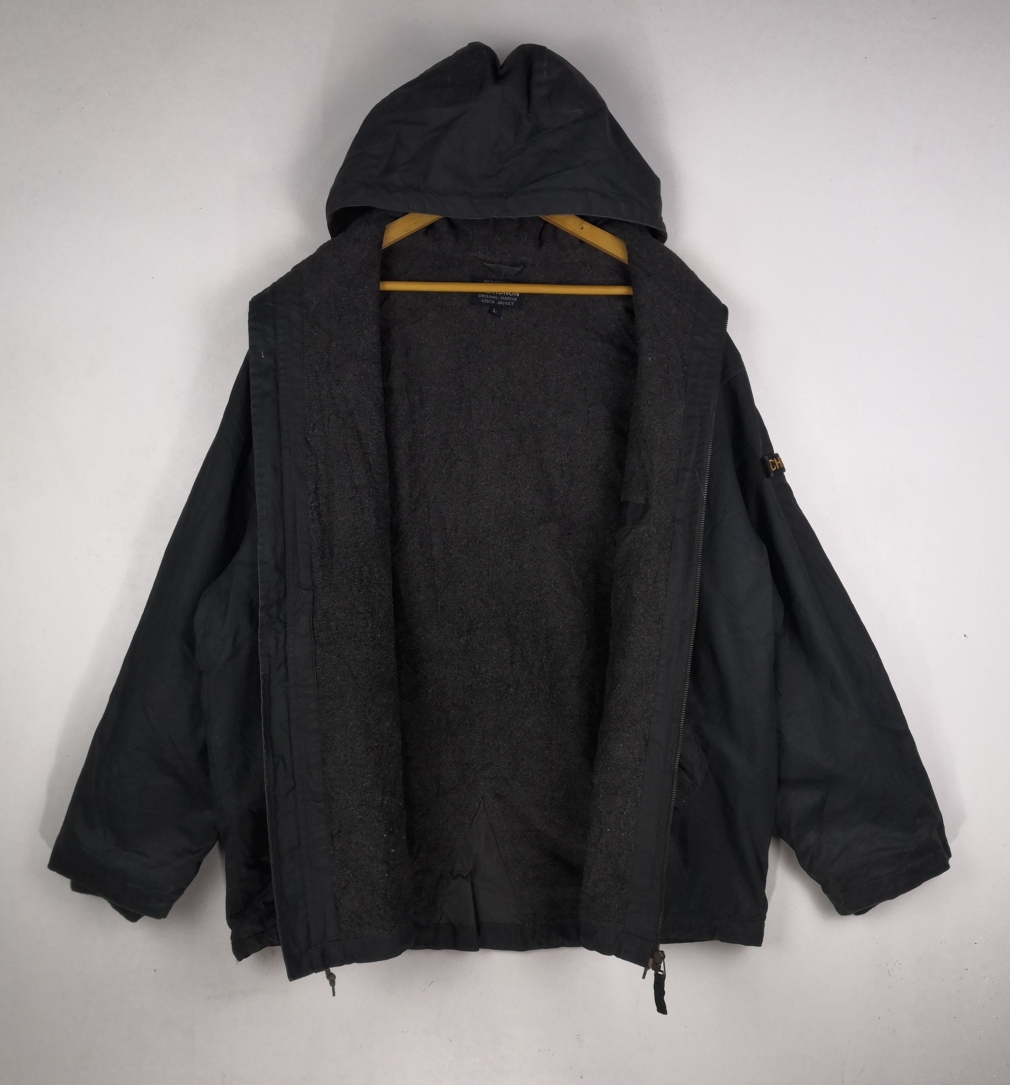 Chevignon Vintage Chevignon Hoodie Jacket Marine Snow Parka Size US L / EU 52-54 / 3 - 3 Thumbnail