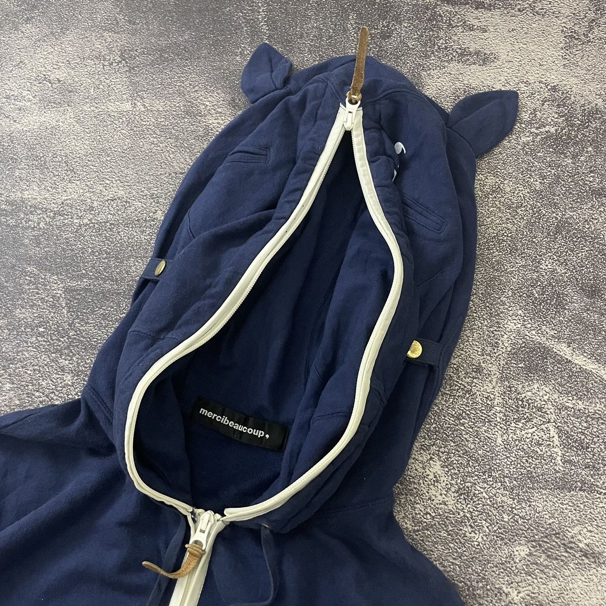 Issey Miyake × Japanese Brand × mercibeaucoup ❗️GCS24❗️RARE Mercibeaucoup rabbit hoodie Size US L / EU 52-54 / 3 - 4 Thumbnail