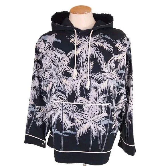 Palm Angels Palm Angels Allover Palm Print Pullover Shirt Size 52 XL Size US XL / EU 56 / 4 - 1 Thumbnail