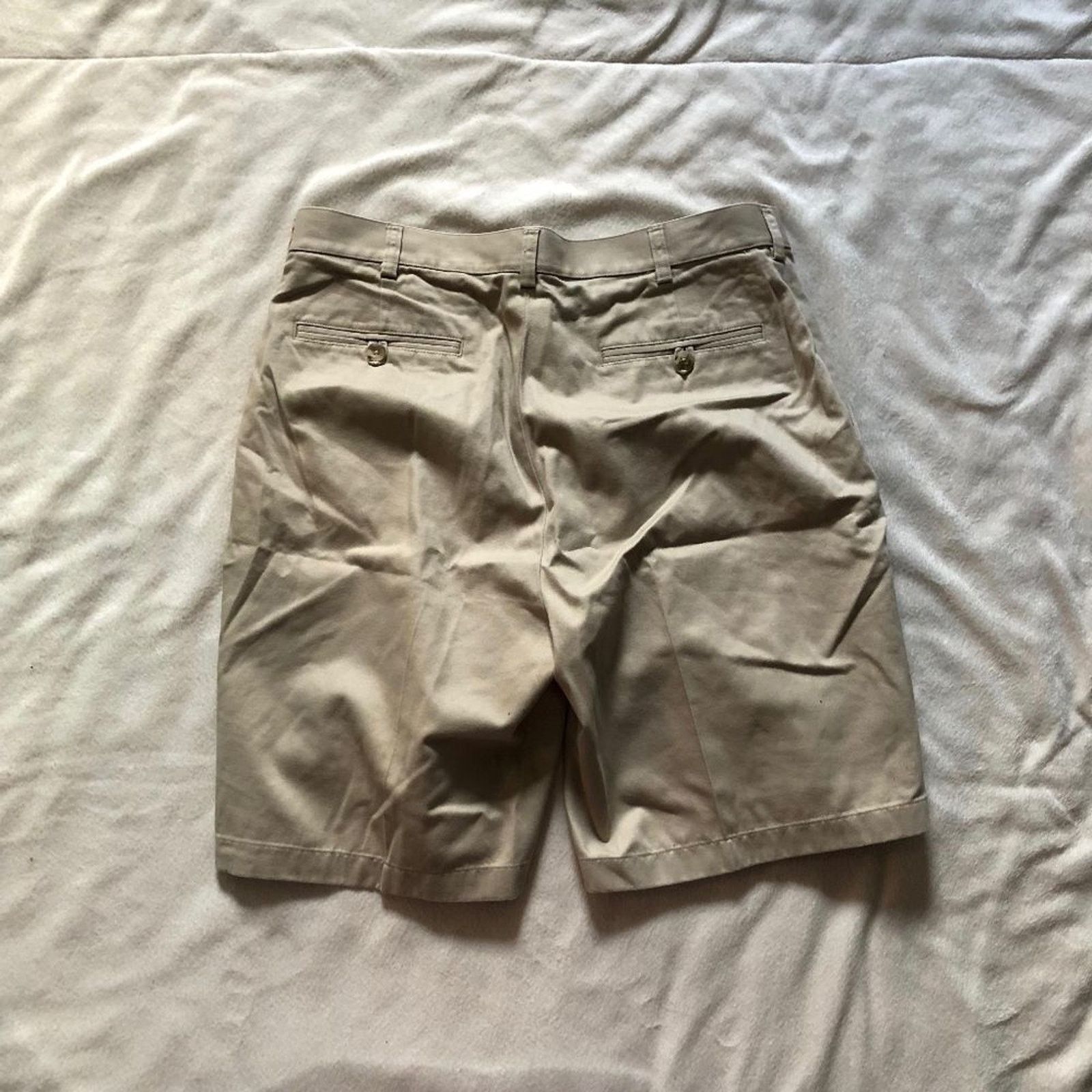 Jos. A. Bank Joseph A Bank Tan Neutral Chino Shorts | Sz 35 Size US 35 - 5 Thumbnail