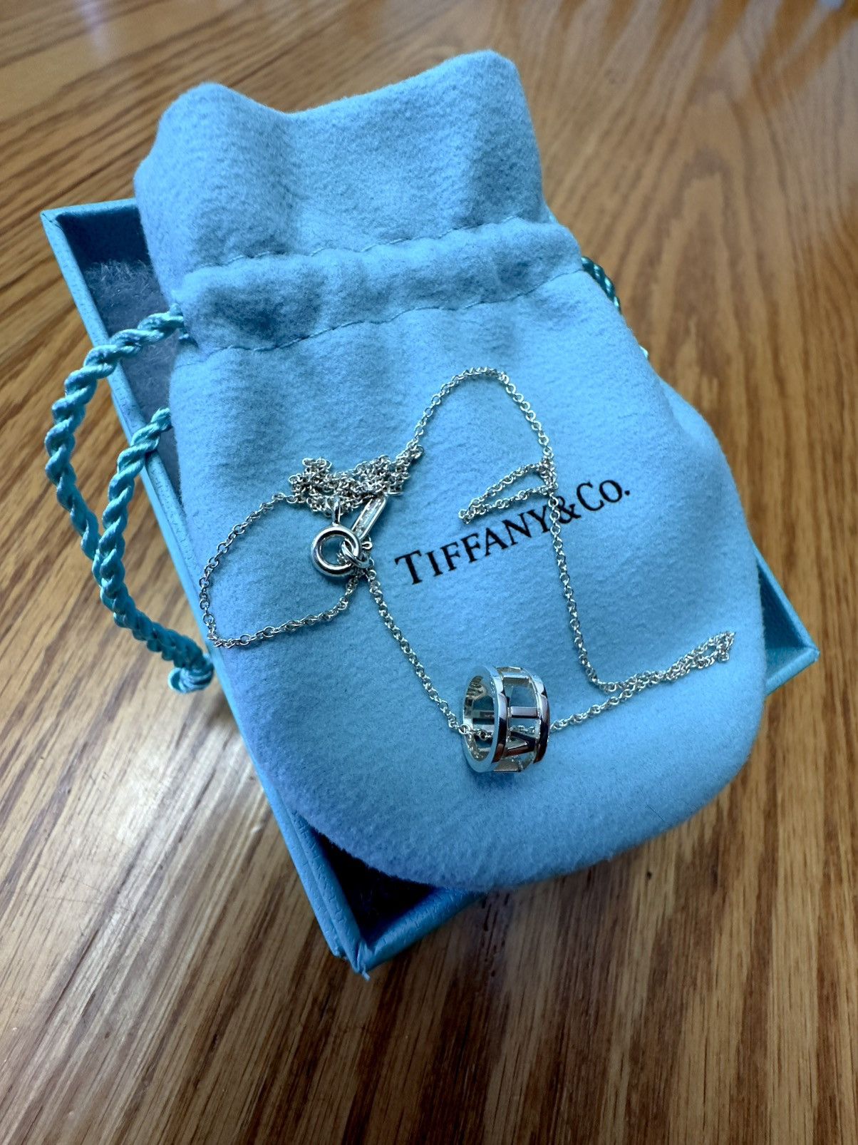 Tiffany & Co. Tiffany & Co. Atlas Roman Numeral Ring Pendant Size ONE SIZE - 2 Thumbnail
