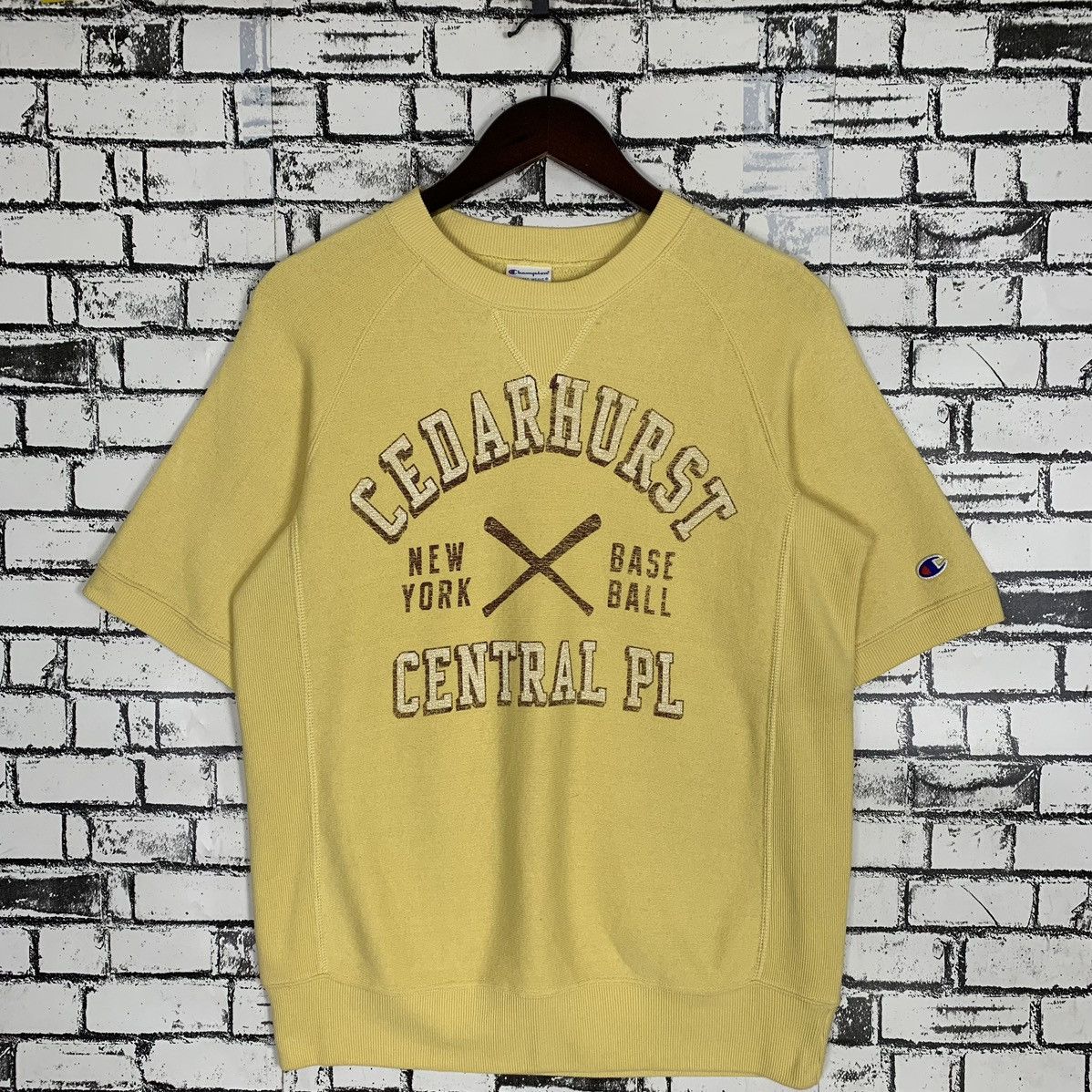 Champion × Vintage Vintage Sportwear Champion Ringer Short Sleeve Sweatshirt Size M / US 6-8 / IT 42-44 - 1 Thumbnail