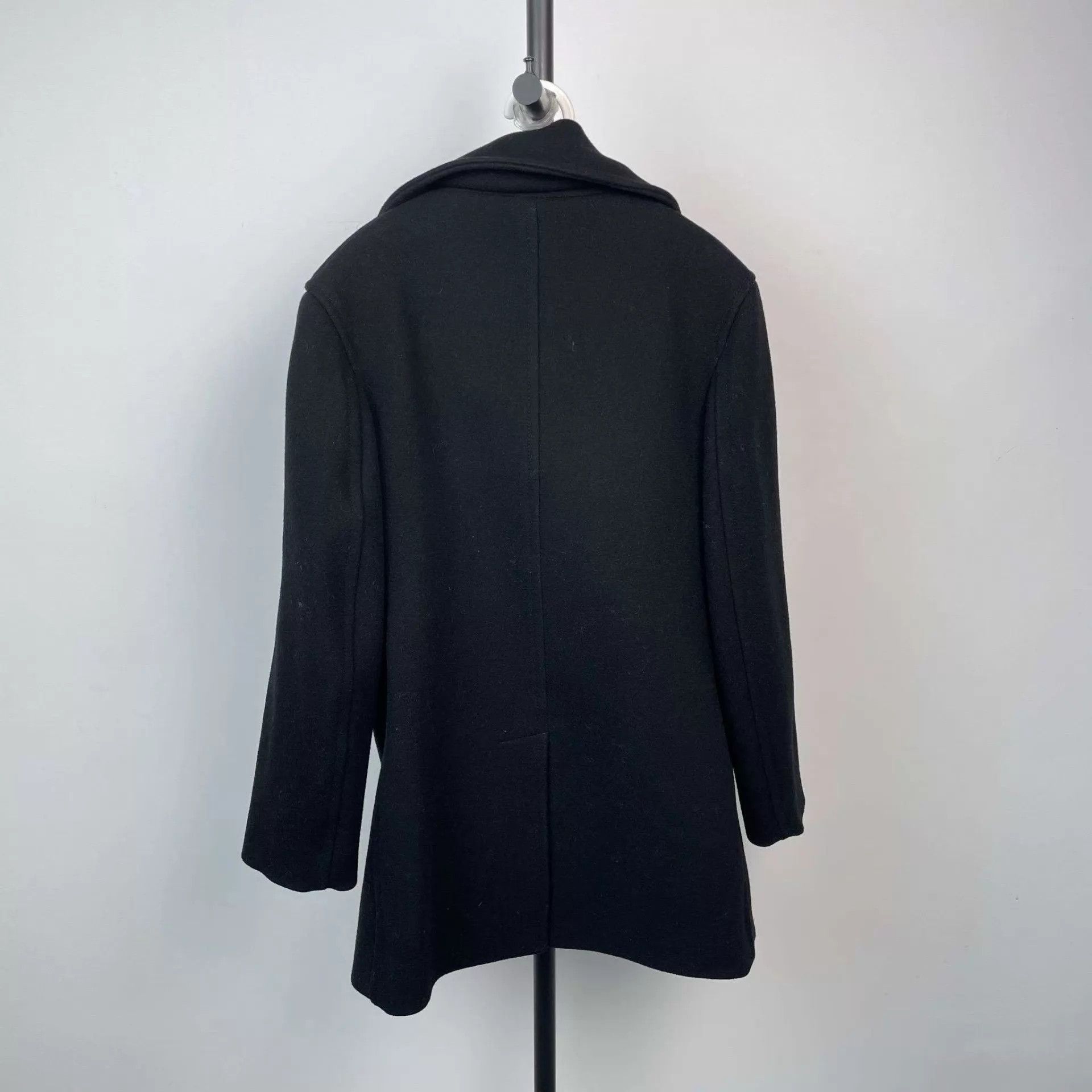Burberry Burberry Black Wool Coat 34 NWT Size XS / US 0-2 / IT 36-38 - 2 Thumbnail