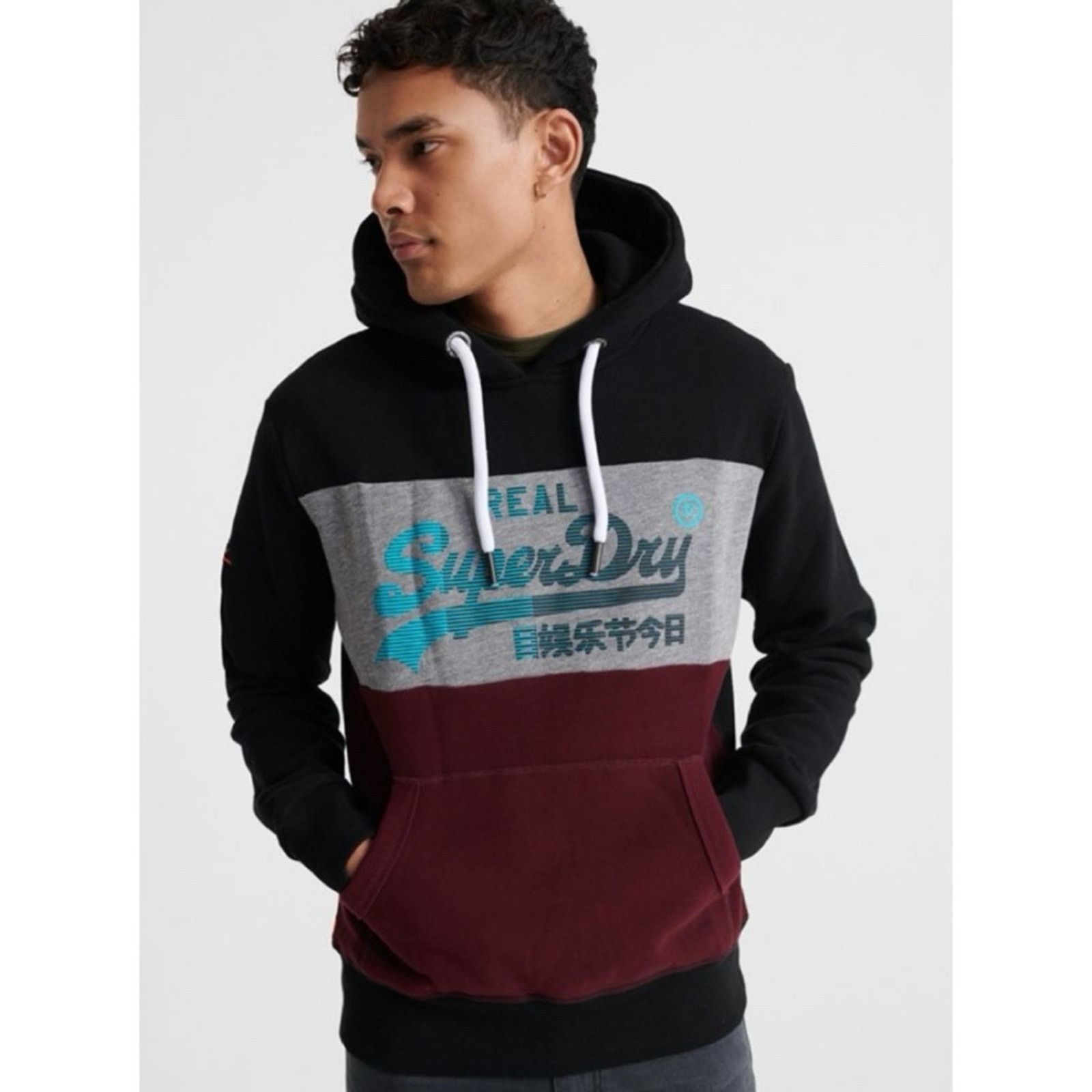Superdry SUPERDRY • Vintage Logo 1st Panel Pullover Hoodie Size US L / EU 52-54 / 3 - 1 Thumbnail