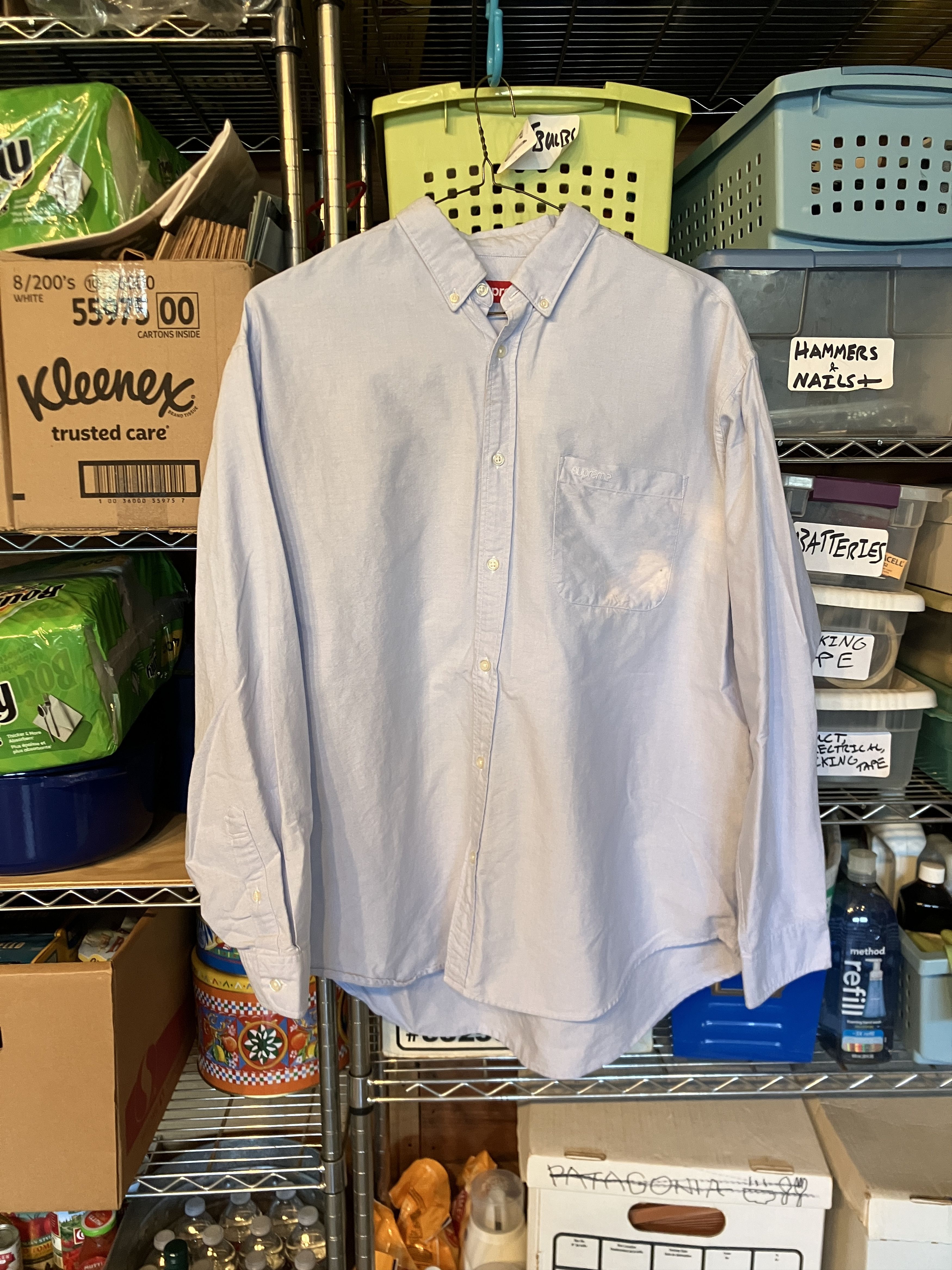 Supreme Supreme Loose Fit Oxford Shirt | Grailed