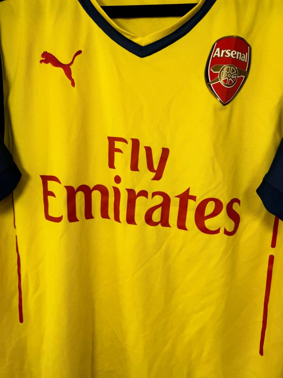 Puma Vintage Arsenal 2014/15 Away Puma Soccer Jersey Blokcore Size US M / EU 48-50 / 2 - 4 Thumbnail