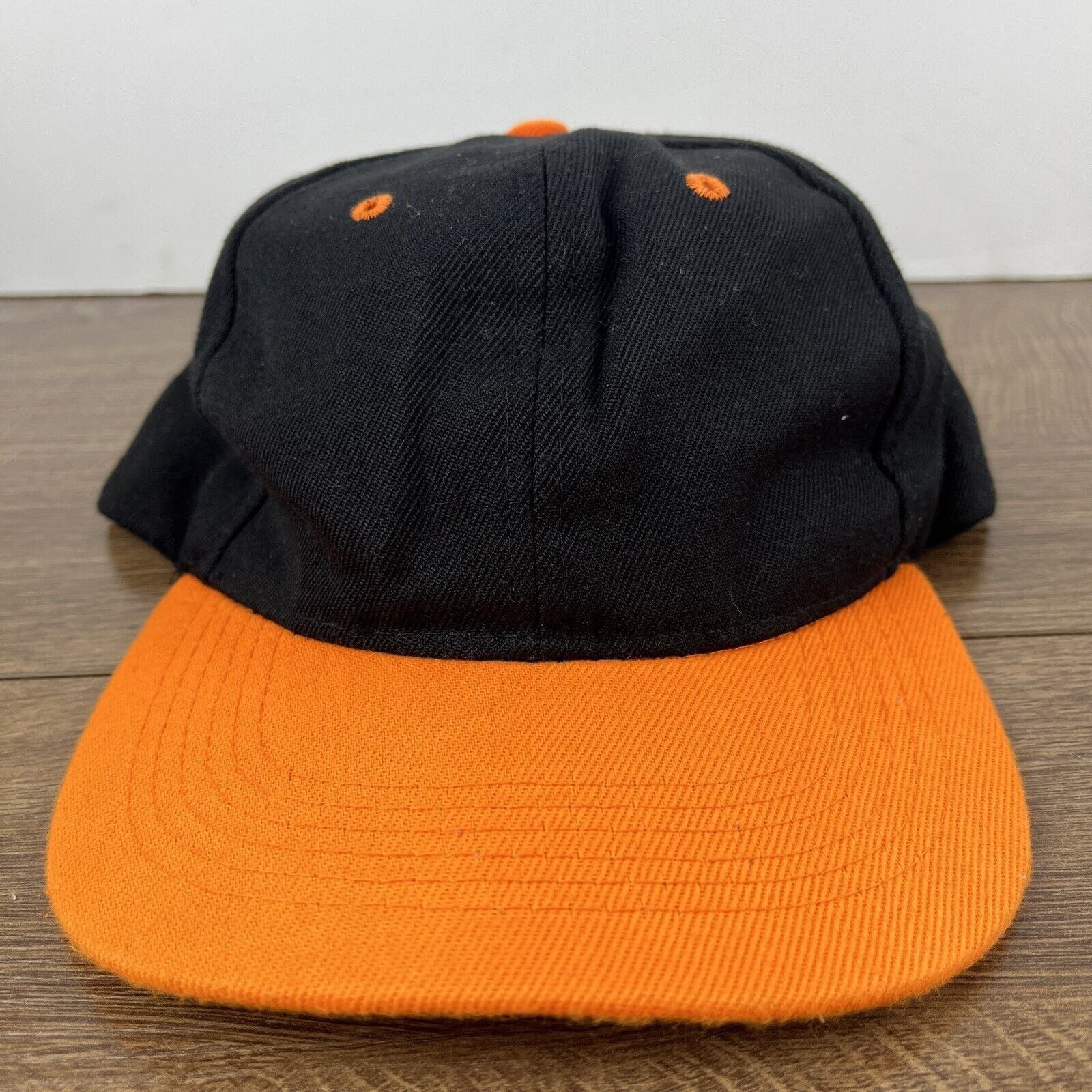 Other Black Orange Baseball Hat Adjustable Adult Size Hat Black Ca Size ONE SIZE - 5 Thumbnail