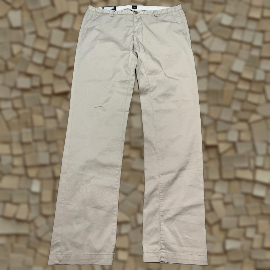 Vintage VINTAGE? No. Hugo Boss Pants Mens Size 38R Brown Trousers Stretch Slim Fit Straight Leg Size US 38 / EU 54 - 1 Thumbnail