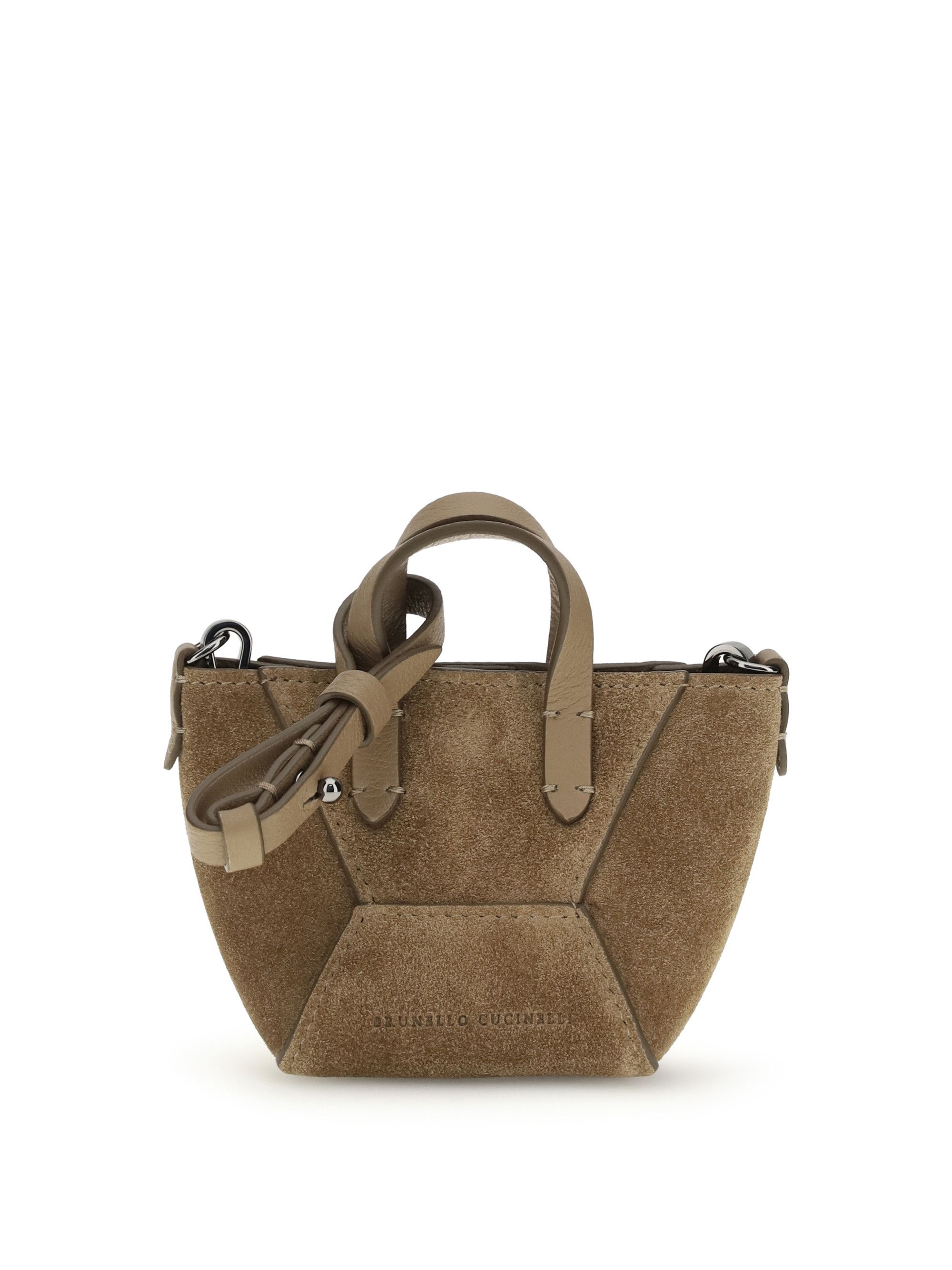 Brunello Cucinelli Micro suede Shoulder Bag Size ONE SIZE - 1 Thumbnail