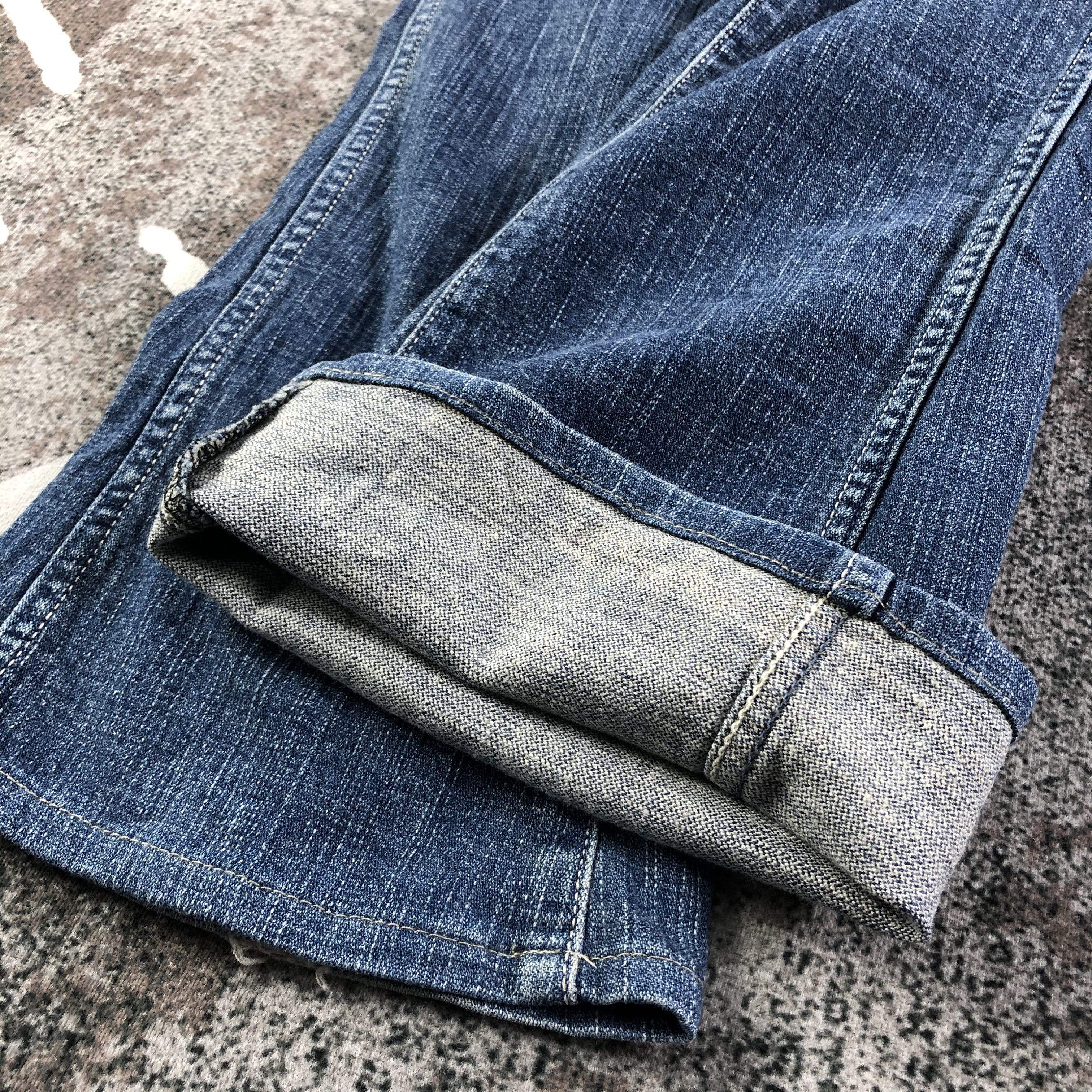 Japanese Brand Brappers Bush Pants Jeans Flare denim KJ1520 Size 29" - 7 Thumbnail