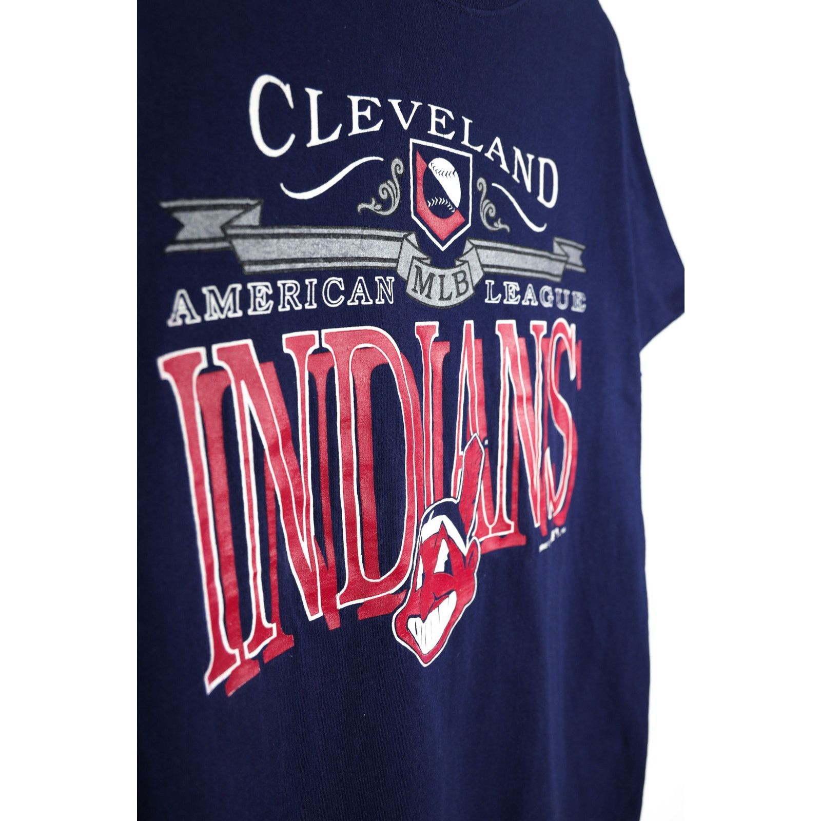 Vintage Vintage 1993 Cleveland Indians MLB Sportswear Tshirt Tee 90s Size US M / EU 48-50 / 2 - 5 Thumbnail