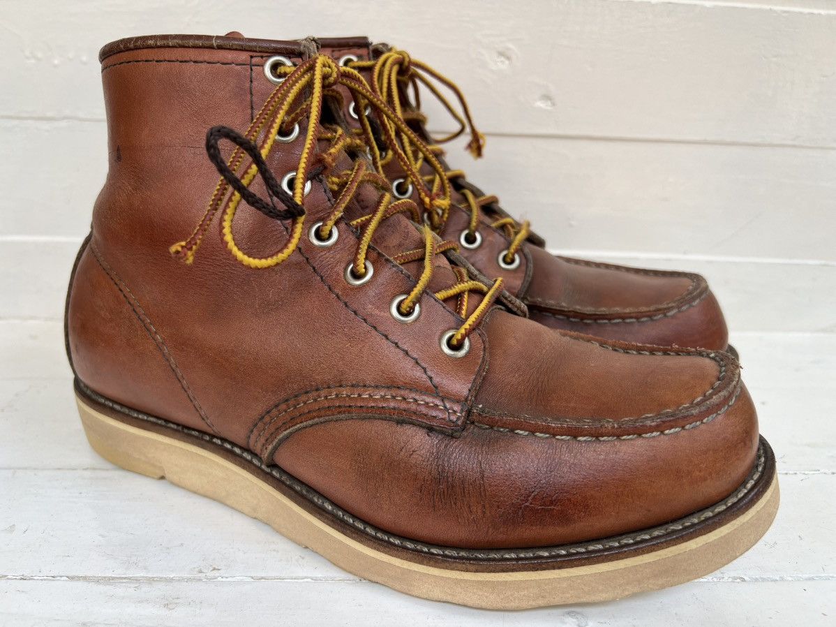 Red Wing Vintage Red Wing 875 Irish Setter Moc Toe Boots Size US 7 / EU 40 - 1 Thumbnail