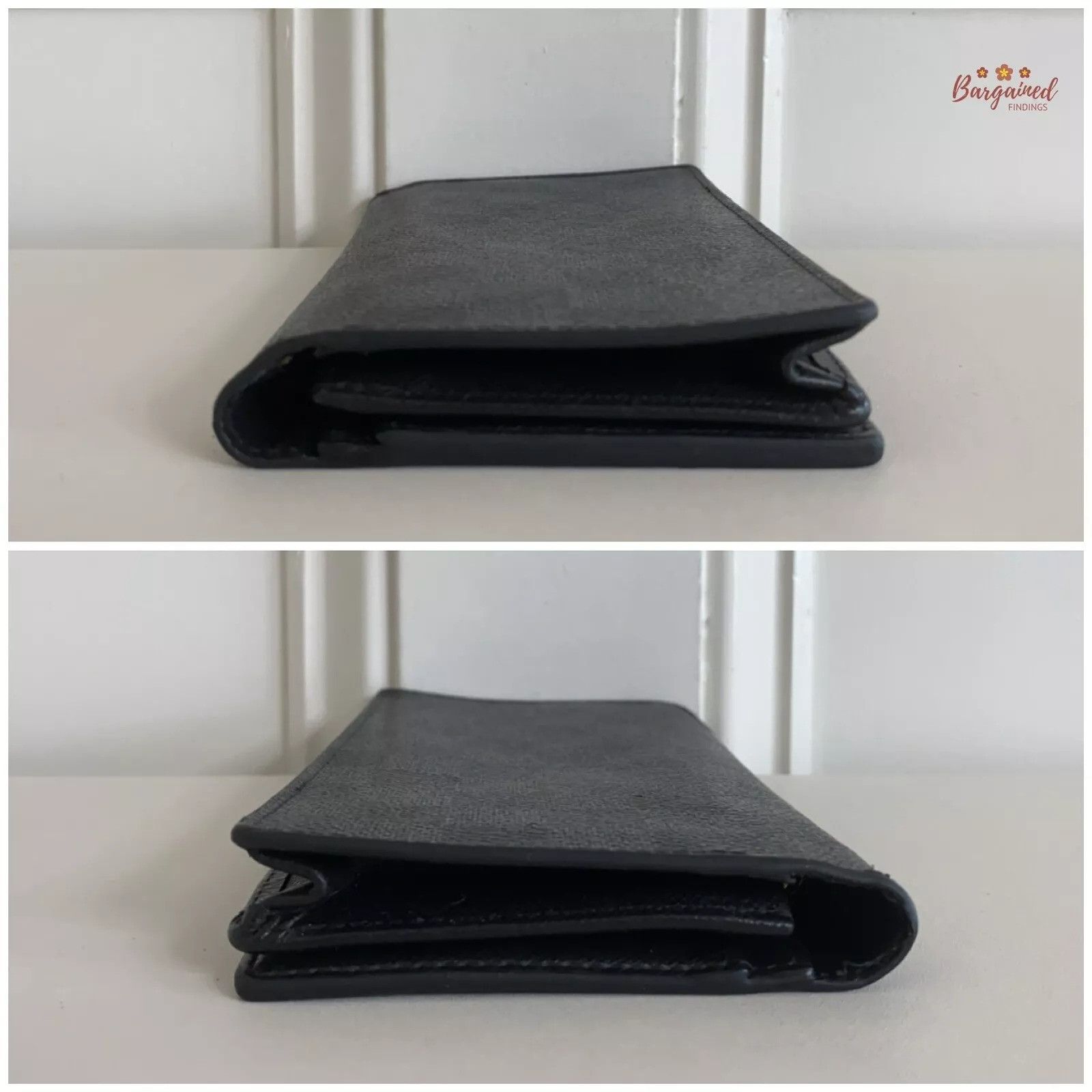 Louis Vuitton Louis Vuitton Damier Graphite Canvas Leather Brazza Wallet Size ONE SIZE - 6 Thumbnail