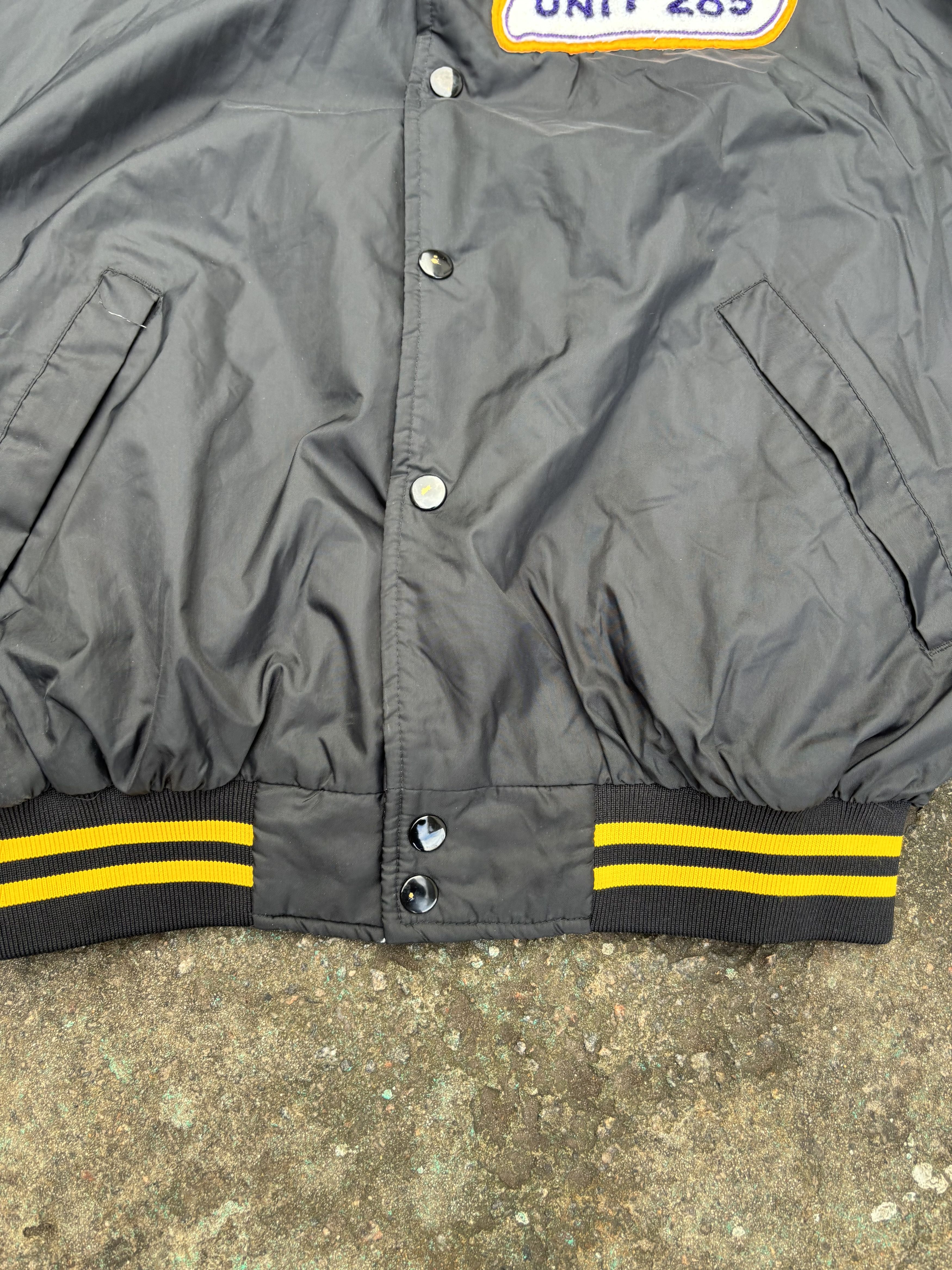 Salem Sportswear Vintage 80s Hack Sport Army Navy Air Force Nylon Jacket Size US XL / EU 56 / 4 - 6 Thumbnail