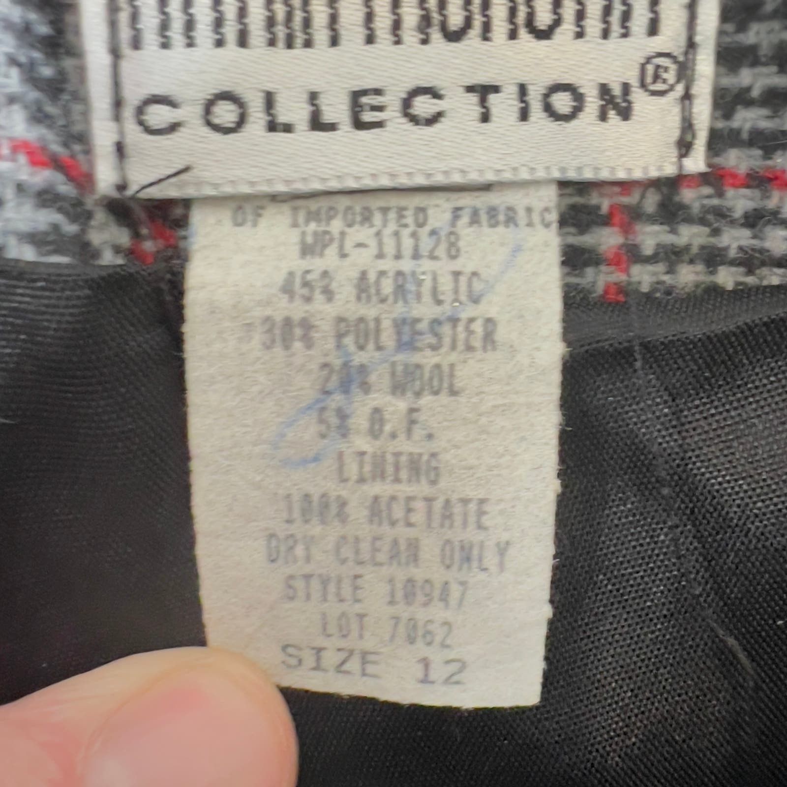 Other Karin Morgan Collection Wool Blend ALine Mini Skirt Woman 12 Size 30" / US 8 / IT 44 - 8 Thumbnail