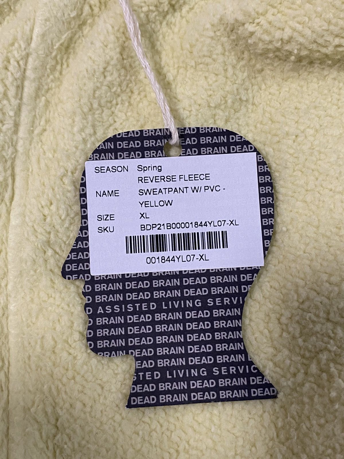 Brain Dead Brain Dead Reverse Fleece Sweatpants Size: XL New With Tags Size US 36 / EU 52 - 4 Thumbnail