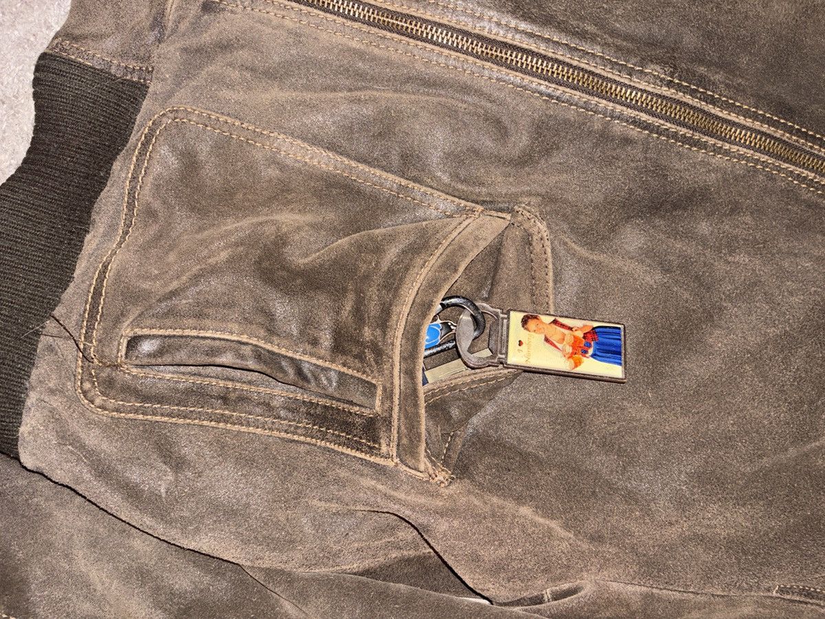 Other pilot Lether bomber Jacket military type Size US M / EU 48-50 / 2 - 4 Thumbnail