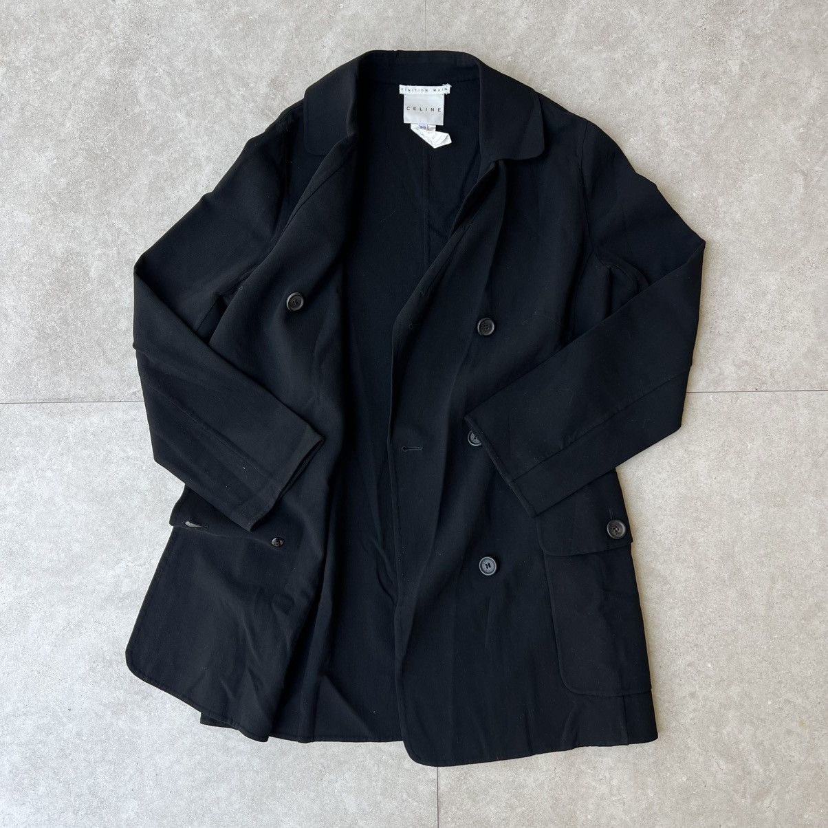 Celine Celine black Coat Size XS / US 0-2 / IT 36-38 - 3 Thumbnail