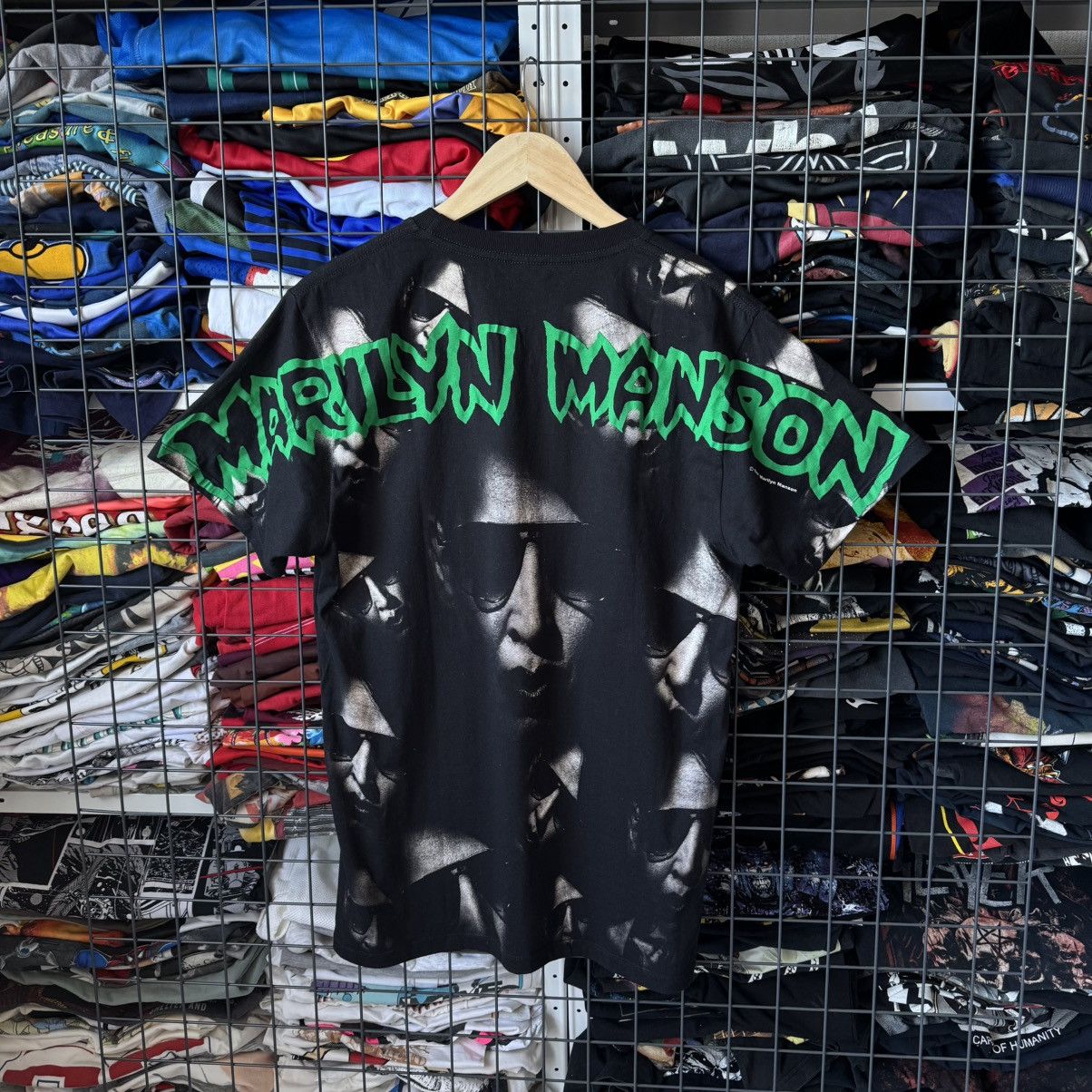 Band Tees Marilyn Manson All Over Print AOP T-shirt Size US L / EU 52-54 / 3 - 2 Thumbnail