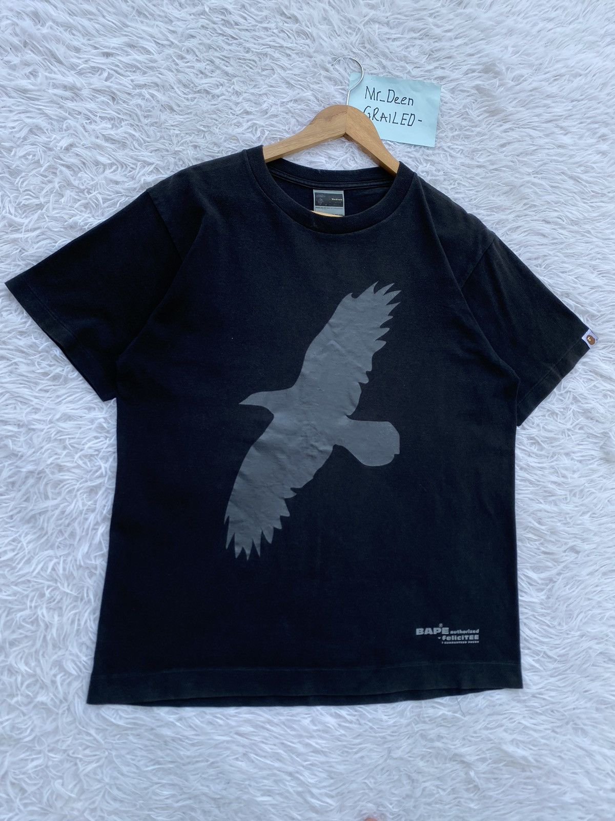 Bape Rare Vintage BAPE Eagle Printed Tshirt Size US M / EU 48-50 / 2 - 2 Thumbnail