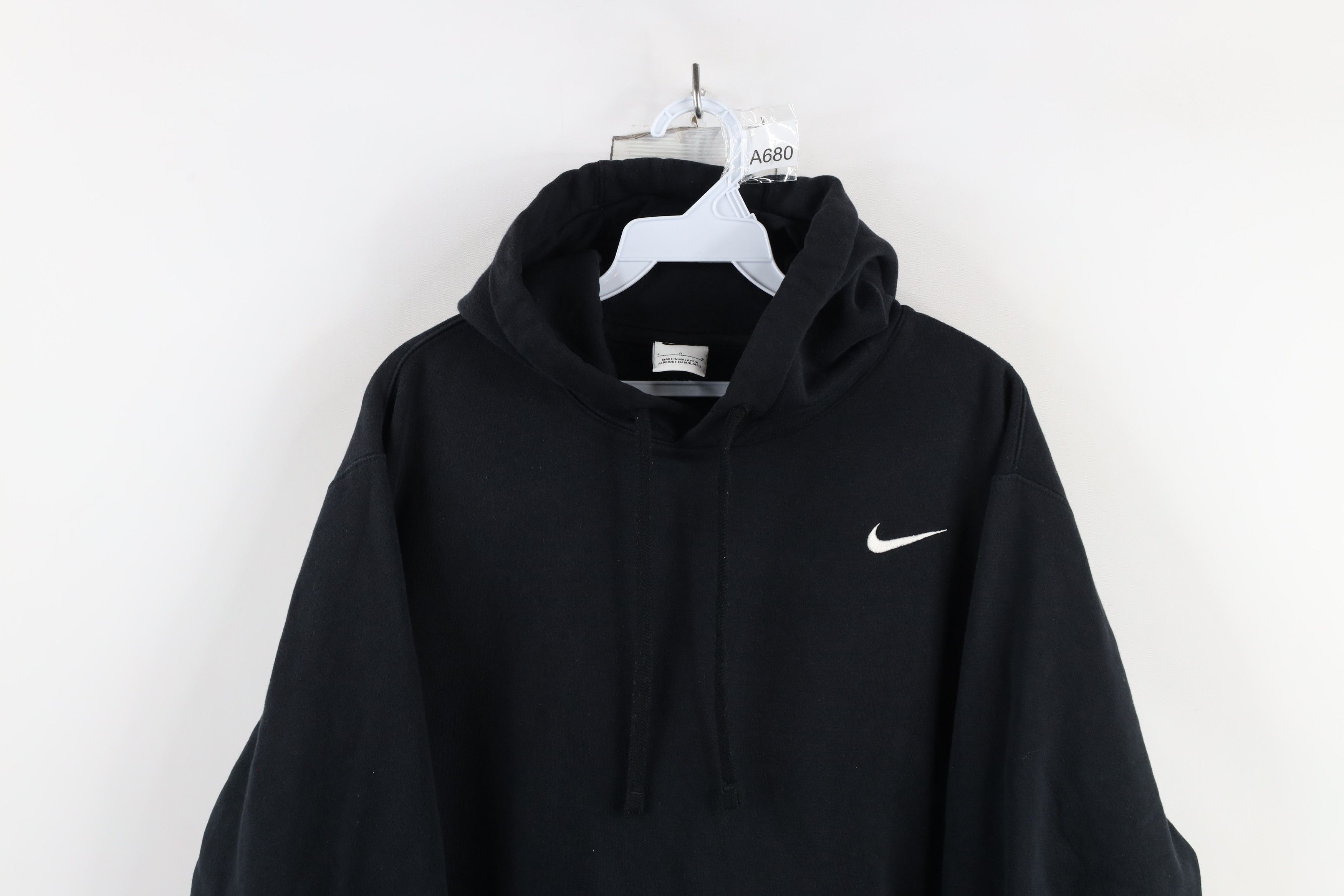 Nike × Vintage Vintage Y2K Nike Travis Scott Mini Swoosh Hoodie Sweatshirt Size US L / EU 52-54 / 3 - 2 Thumbnail
