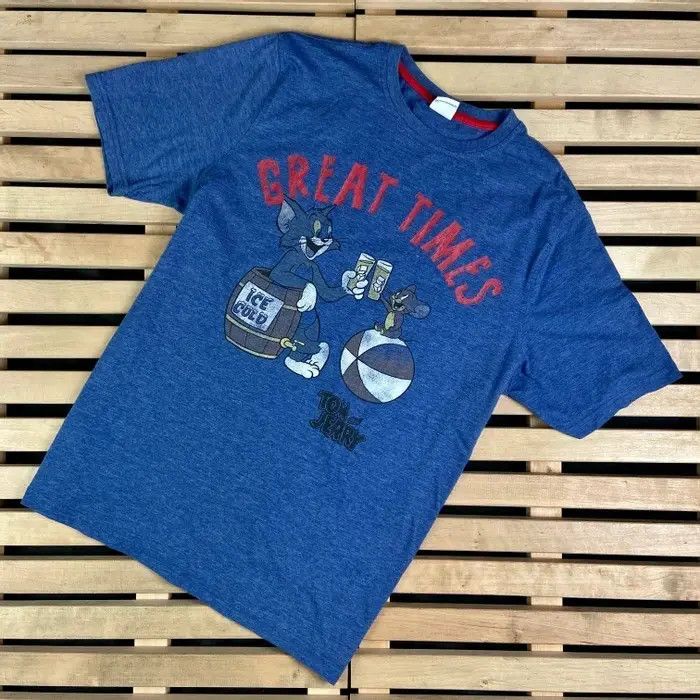 Cartoon Network Mens Vintage T Shirt Tom and Jerry Great Times Size L/XL Size US L / EU 52-54 / 3 - 1 Thumbnail