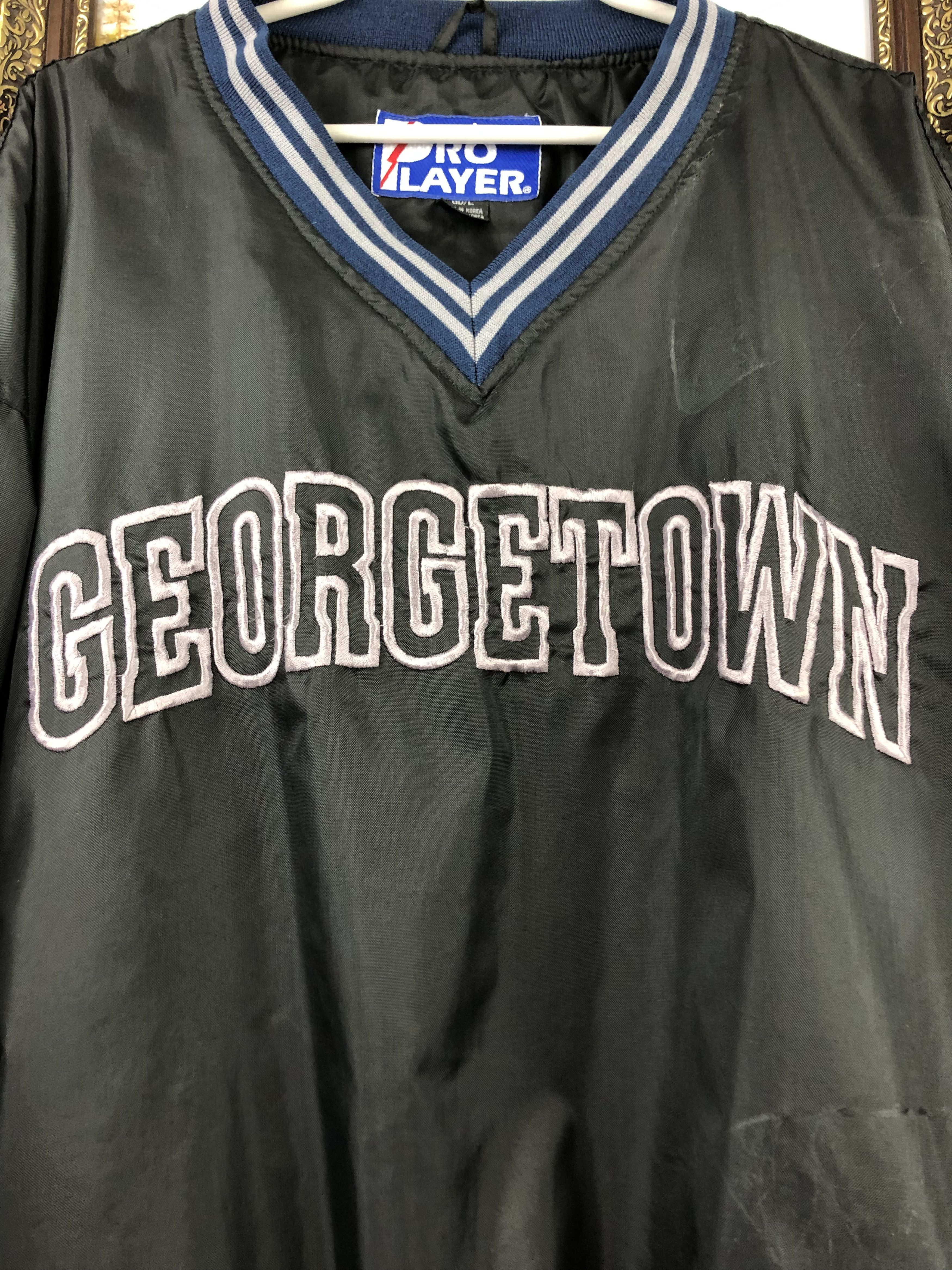 Vintage Vintage 90's Pro Player Georgetown Hoyas Jacket Bomber Rare Size US L / EU 52-54 / 3 - 5 Thumbnail