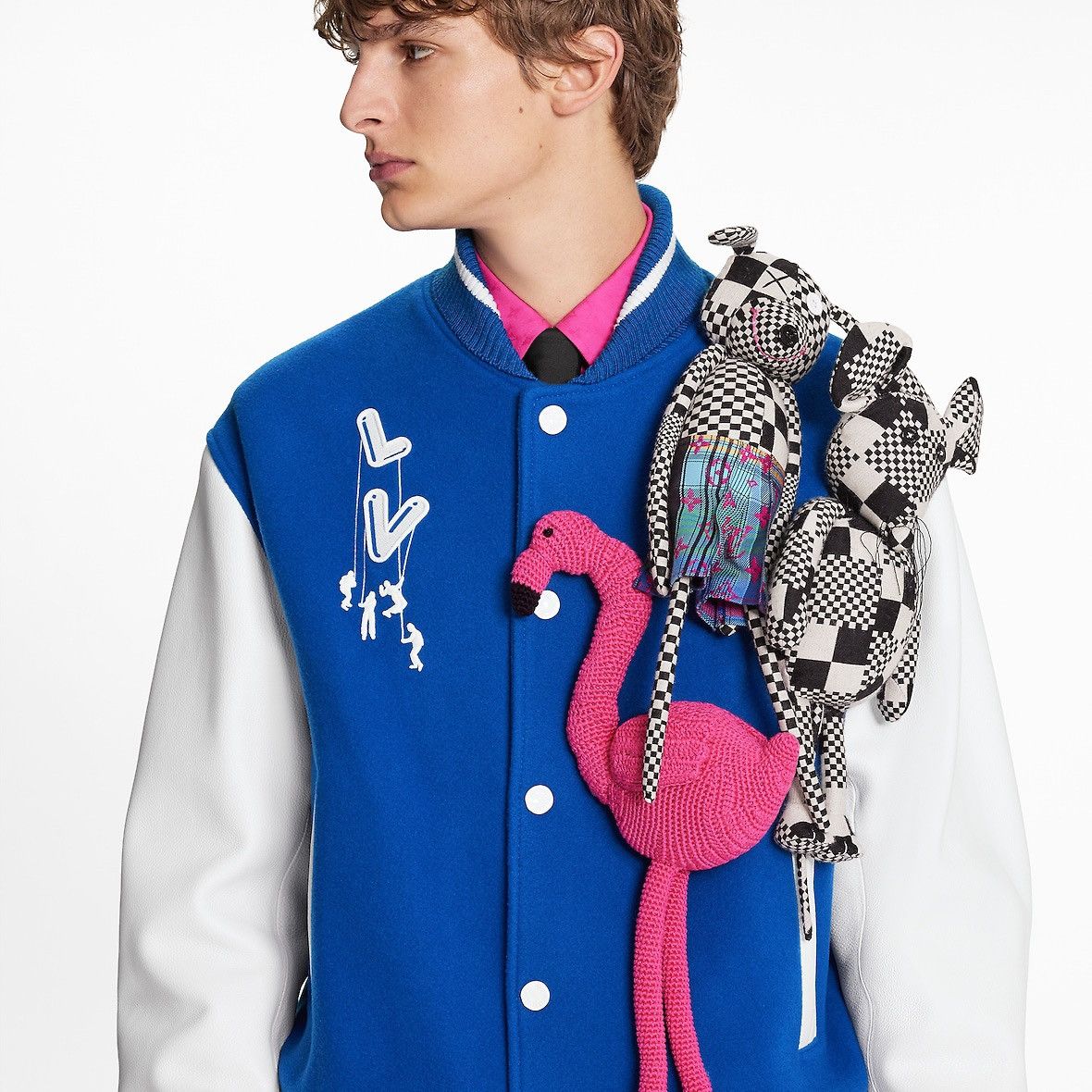 Louis Vuitton × Virgil Abloh Louis Vuitton Puppet Baseball Jacket