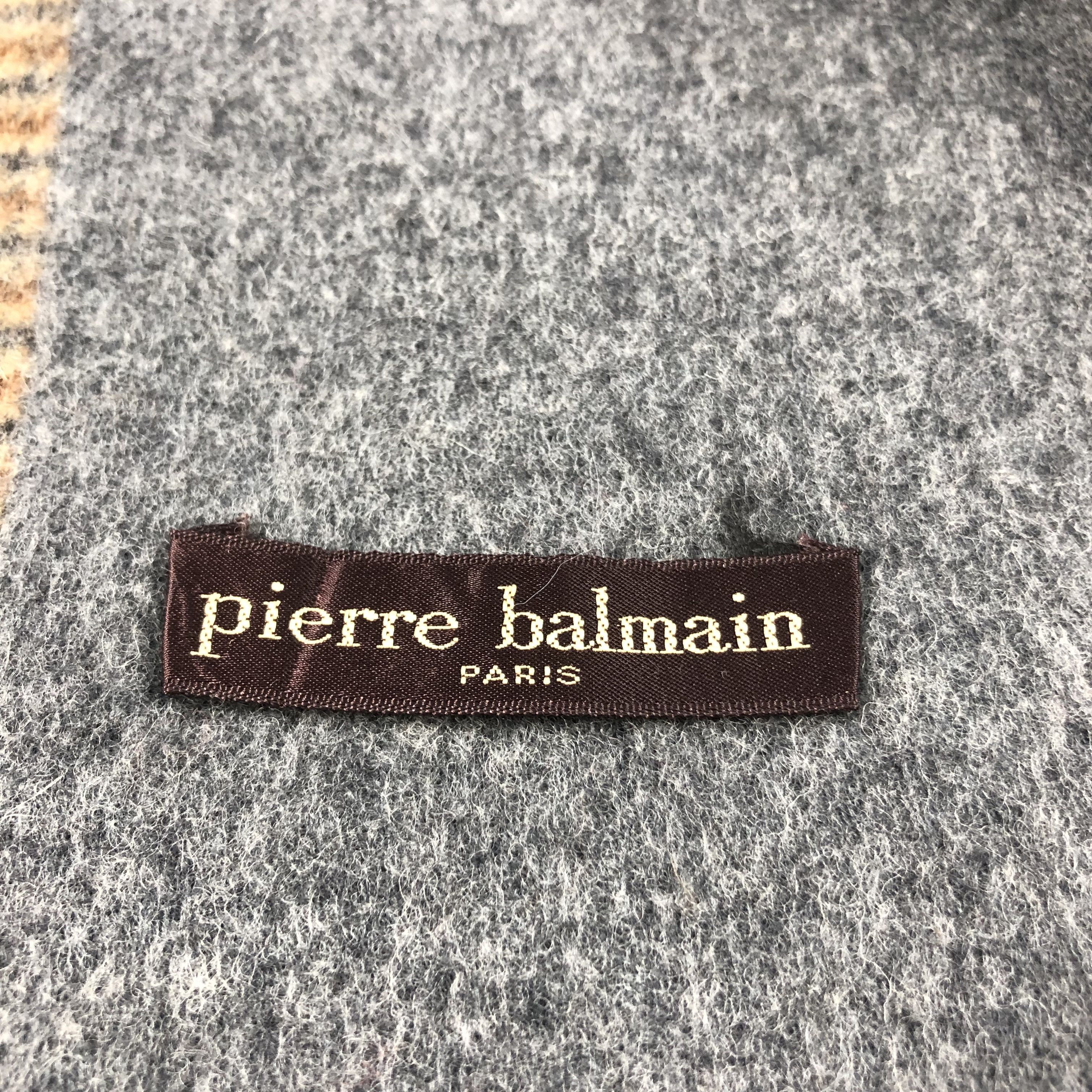 Pierre Balmain Pierre Balmain Wool Scarf Muffler V627 Size ONE SIZE - 5 Thumbnail