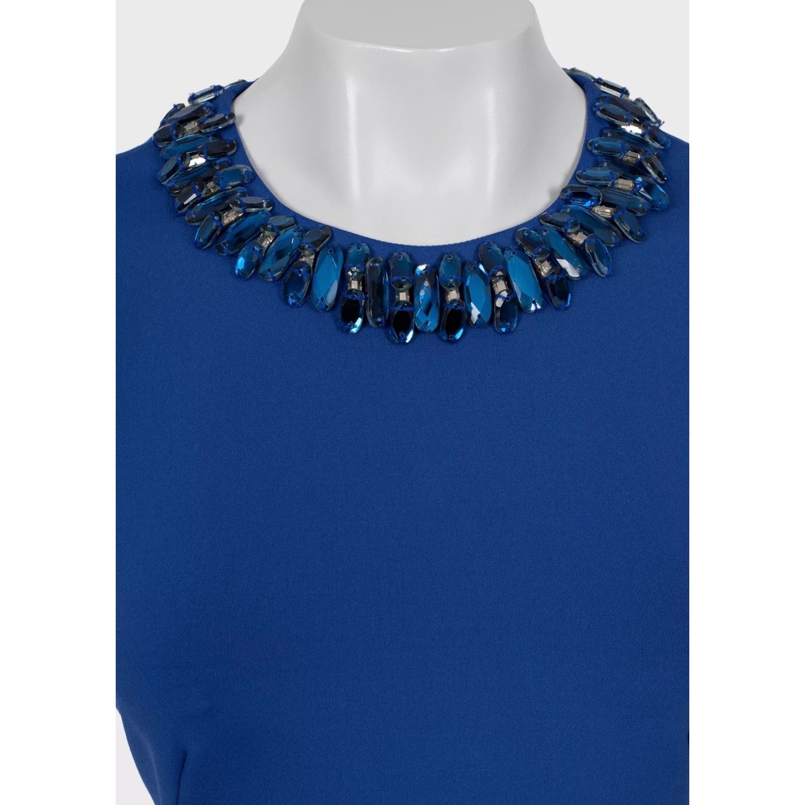Alexander McQueen Alexander McQueen Blue Fitted Dress - IT40 Size S / US 4 / IT 40 - 4 Thumbnail
