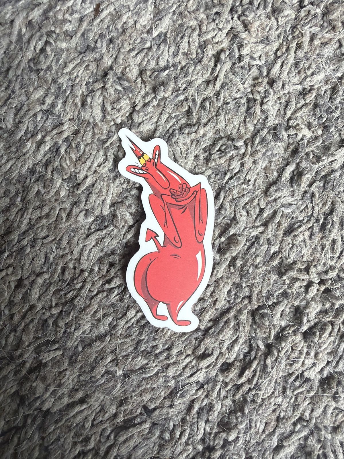 Cartoon Network Cartoon Network Cow And Chicken The Red Guy Sticker Size ONE SIZE - 1 Thumbnail